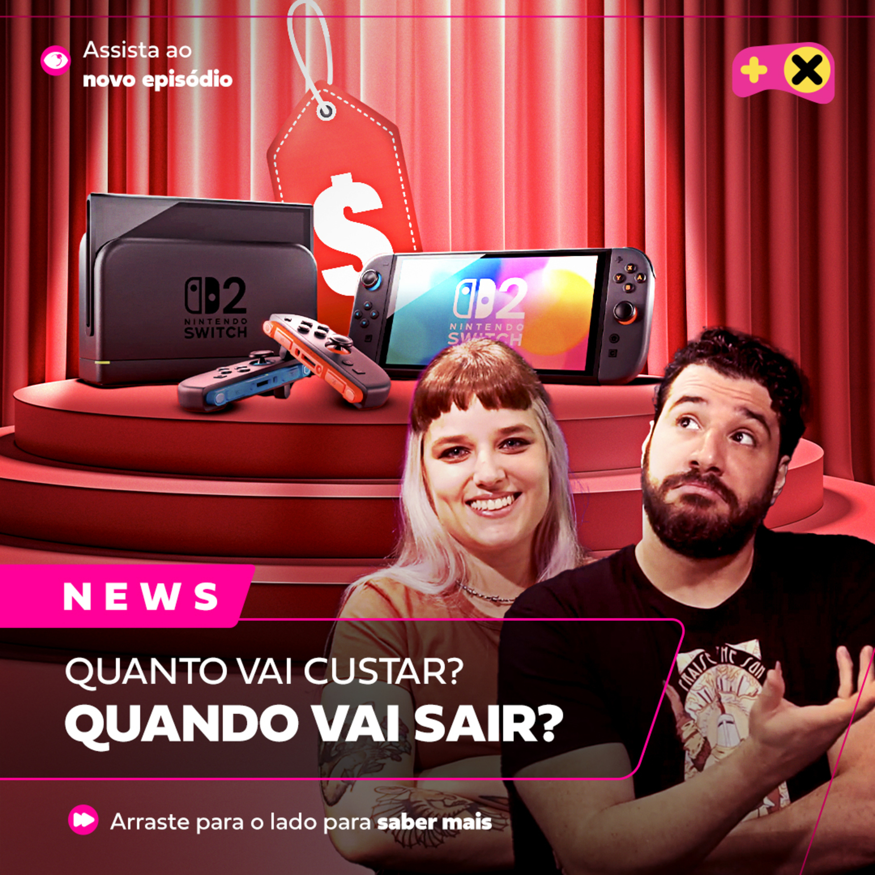Switch 2 tem preço e data possivelmente vazados e o fim dos jogos de PS4 na Plus | XdC News #57 episode artwork