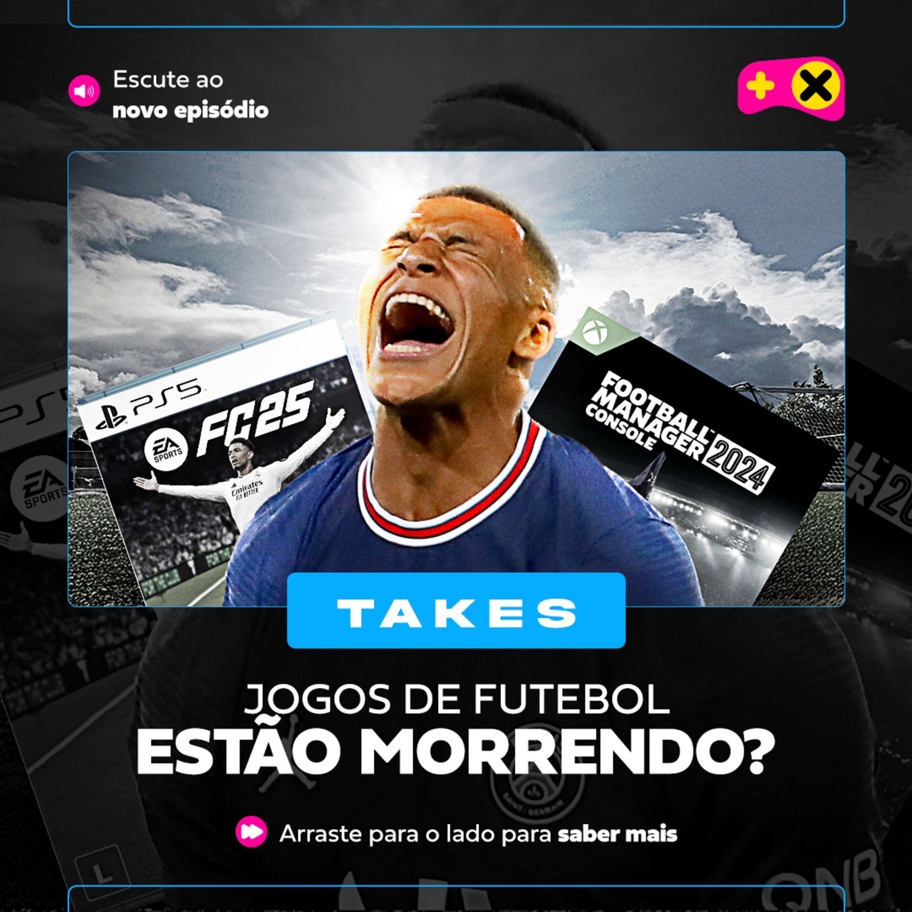 Os jogos de futebol estão morrendo? (com Jean Mota) | XdC Takes #16 episode artwork