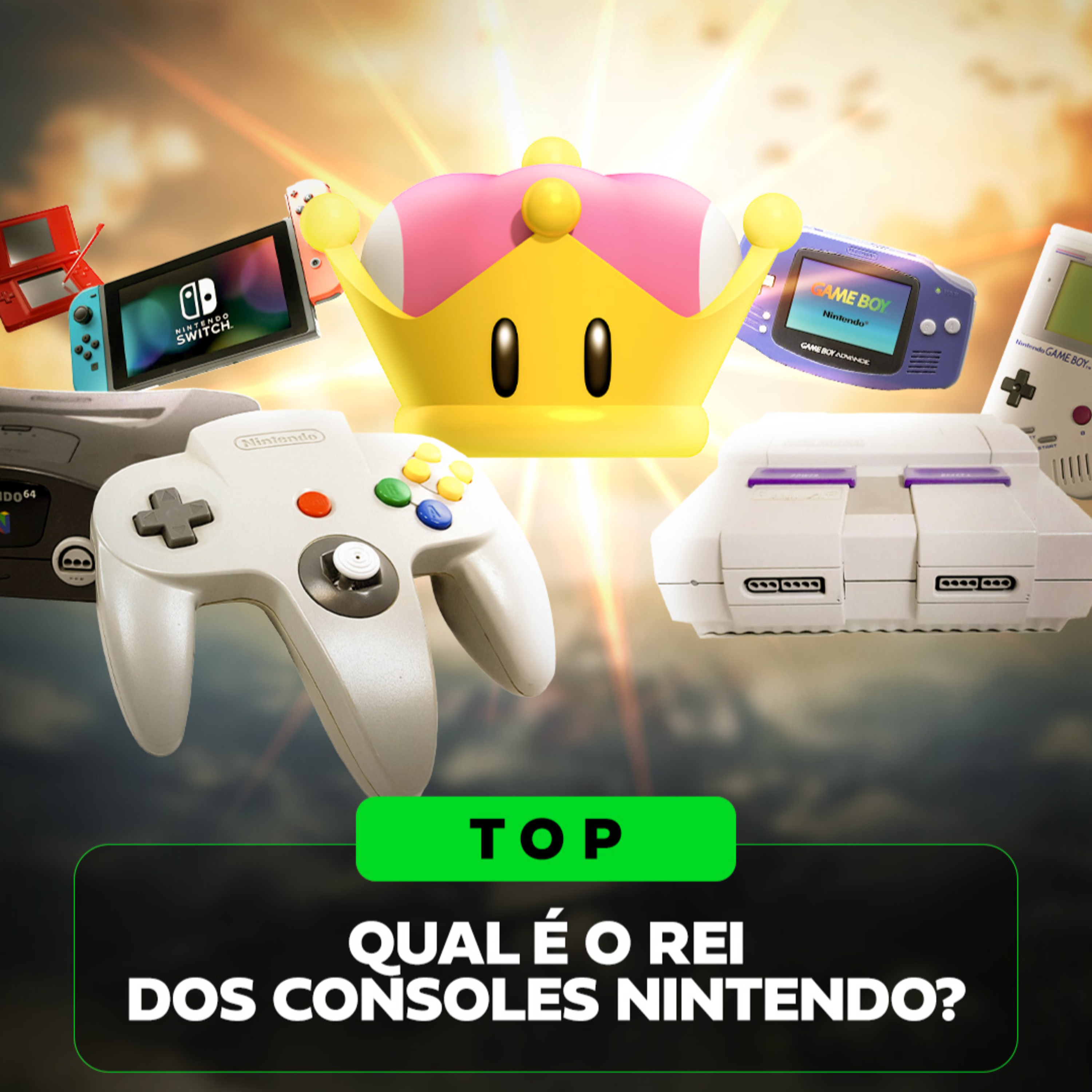 Todos os consoles da Nintendo: ranking do pior ao melhor | XdC Top #14 episode artwork