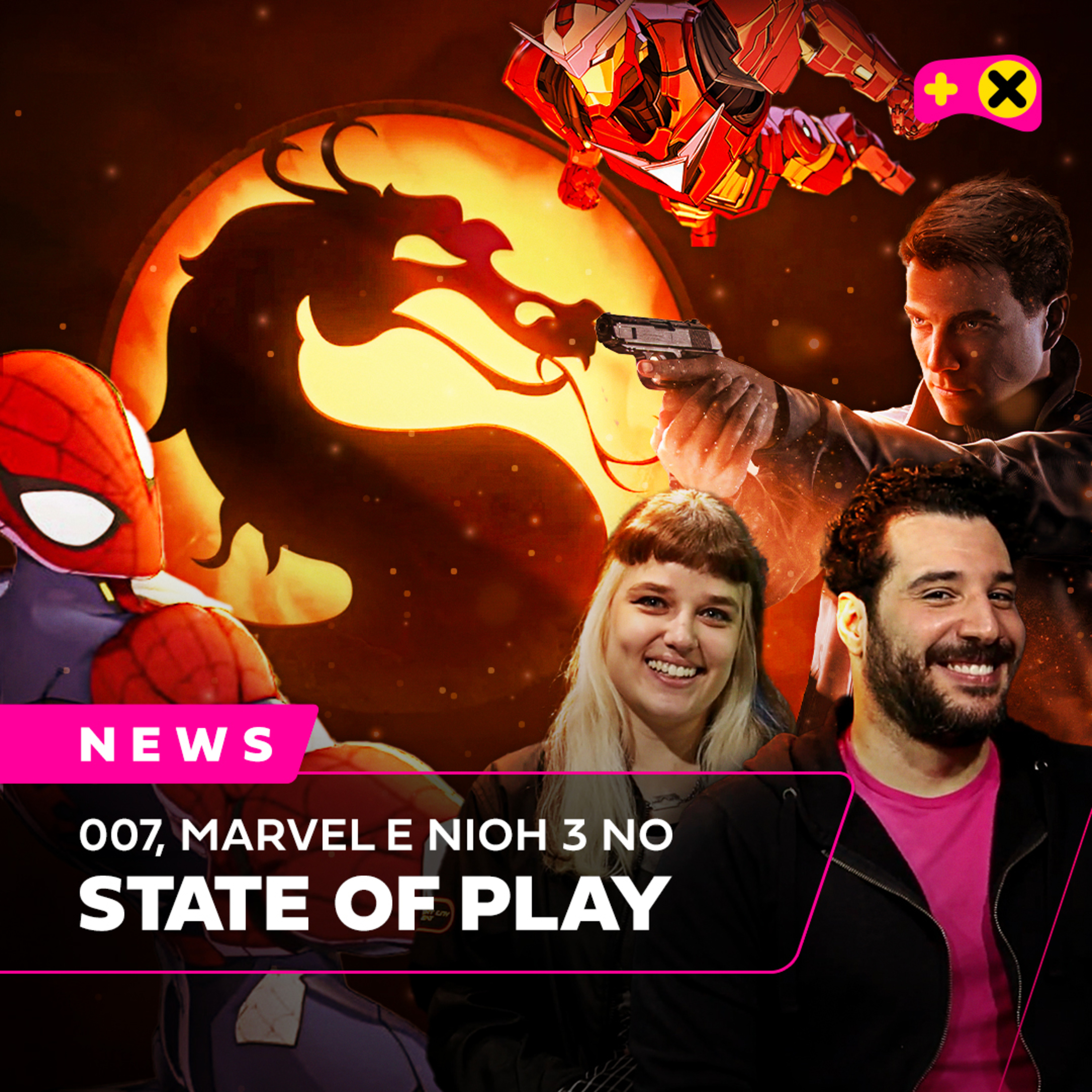 Resumo do State of Play (com 007 e Marvel Tokon) e The Witcher 4 revela gráficos | XdC News #75 episode artwork