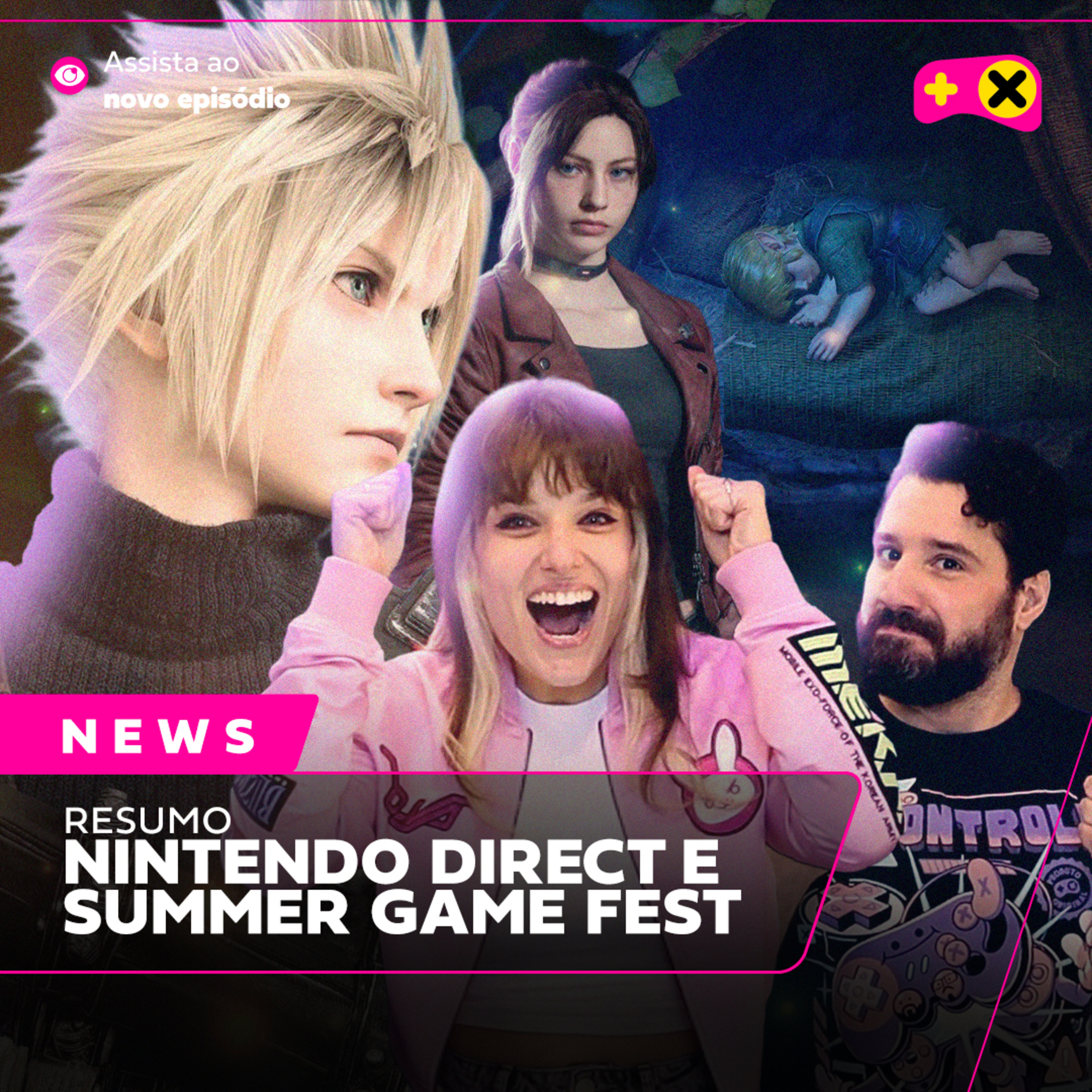 Resumo do Summer Game Fest e do Nintendo Direct: Enxurrada de Games | XdC News 124 episode artwork