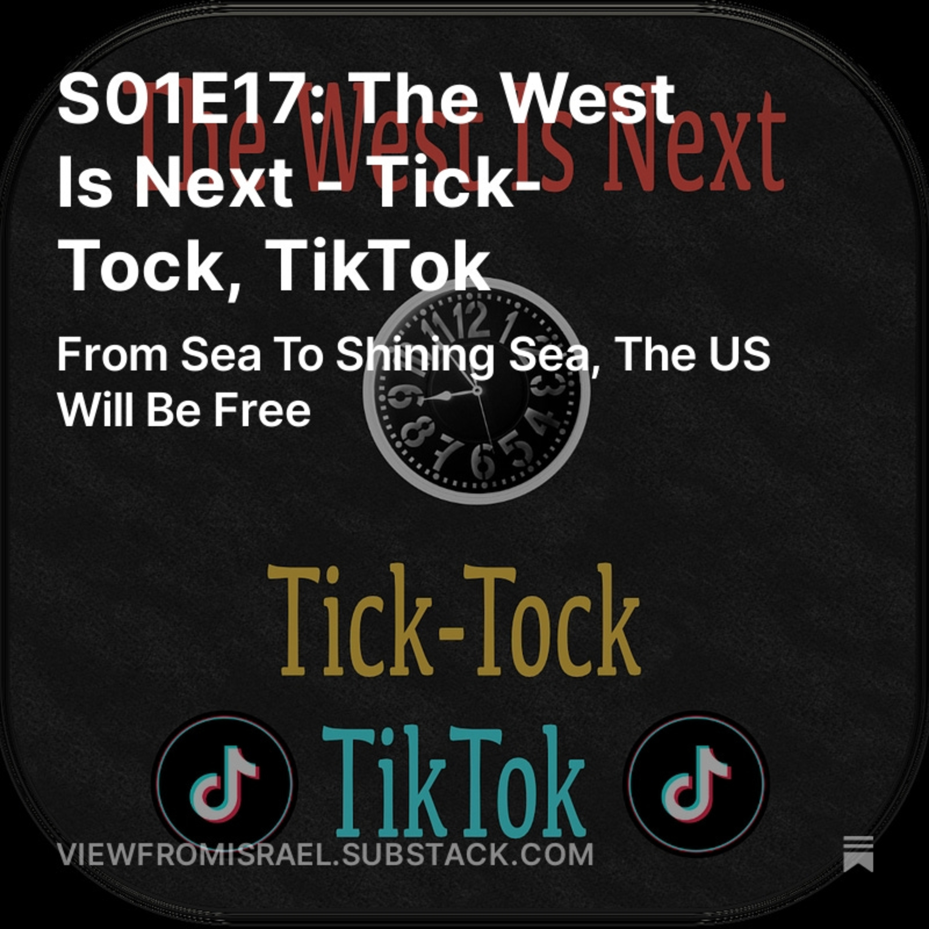 S01E17: The West Is Next - Tick-Tock, TikTok From Sea To Shining Sea, The US Will Be Free episode artwork