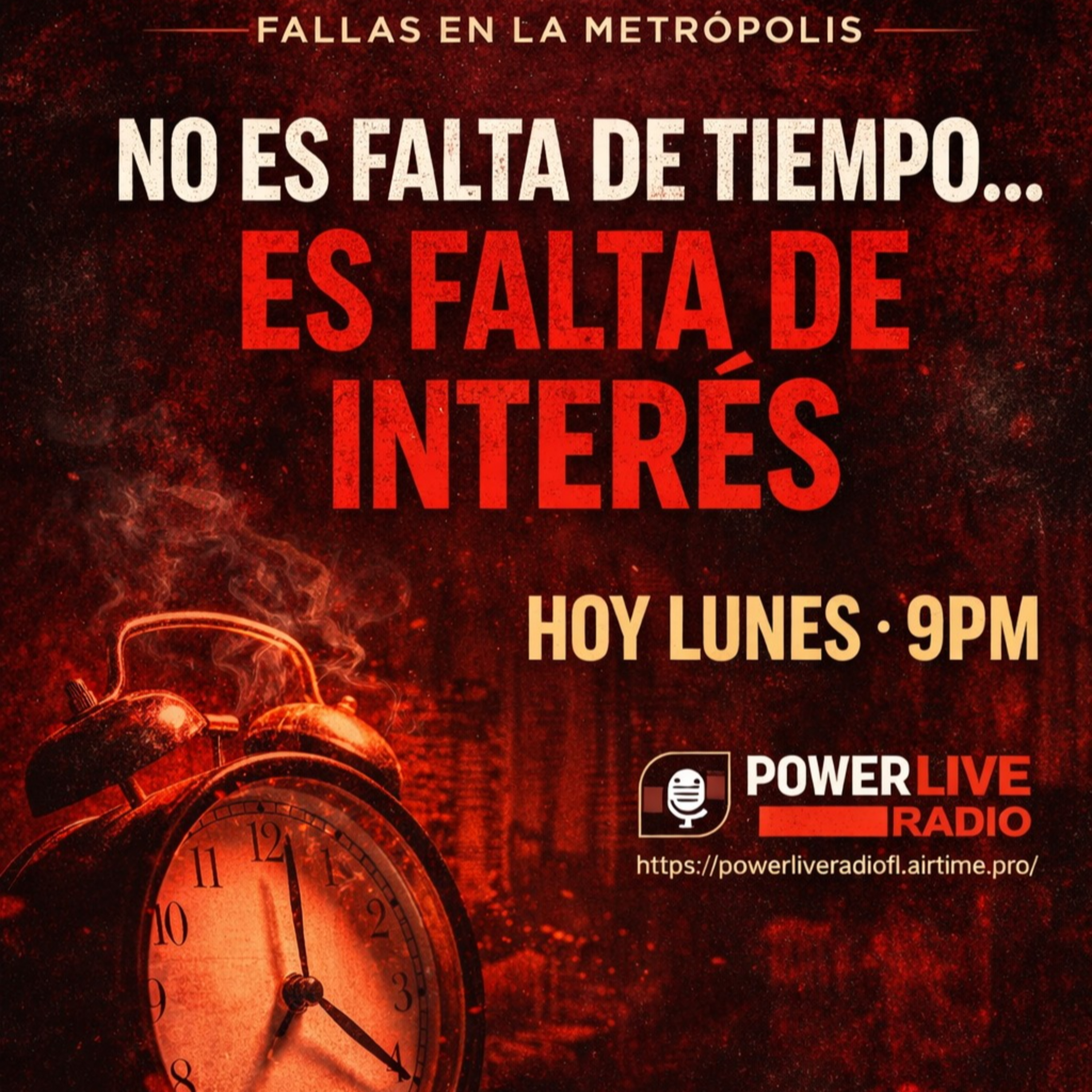 Fallas en la Metropolis “NO ES FALTA DE TIEMPO… ES FALTA DE INTERÉS episode artwork