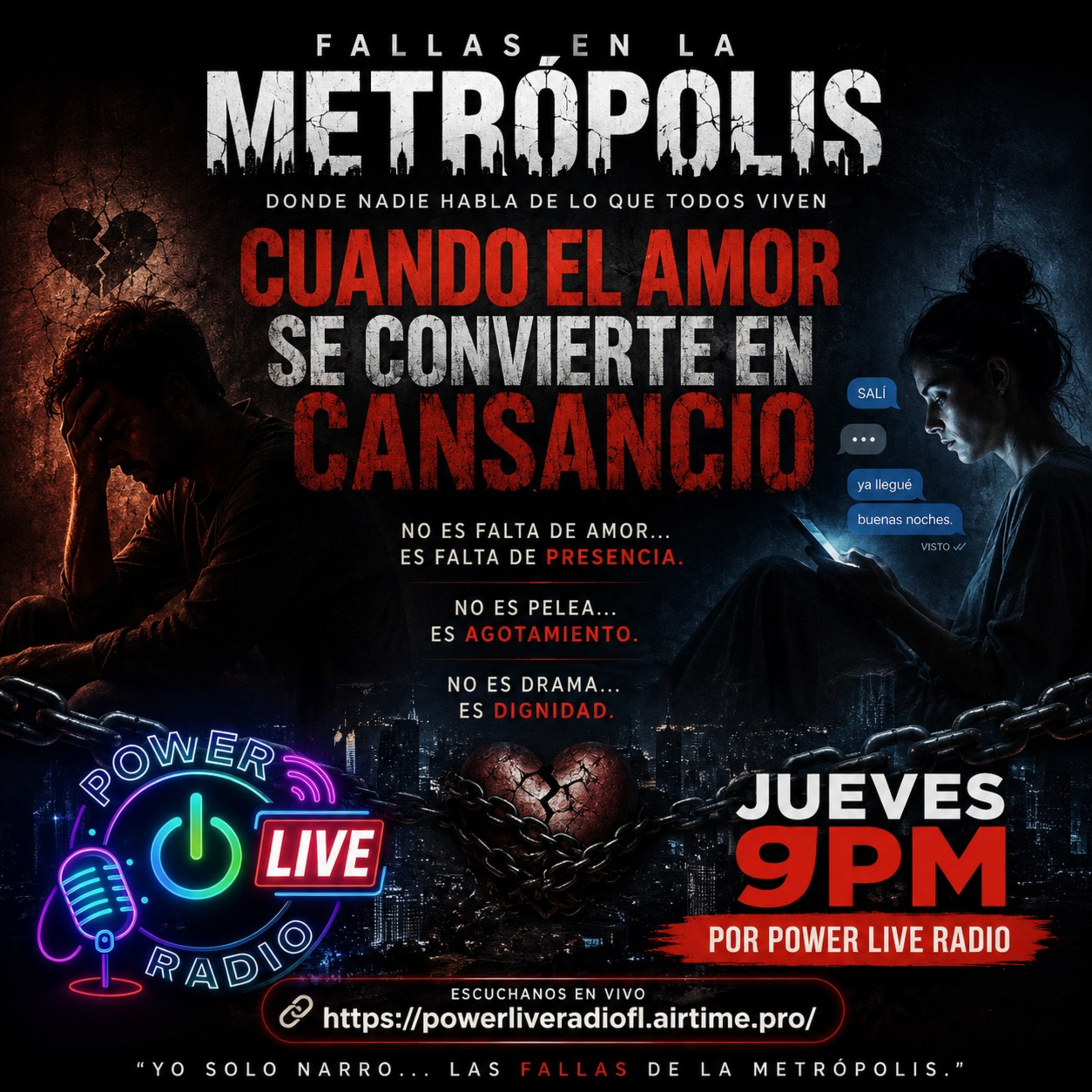Fallas en la Metropolis... Cuando el Amor se convierte en cansancio episode artwork