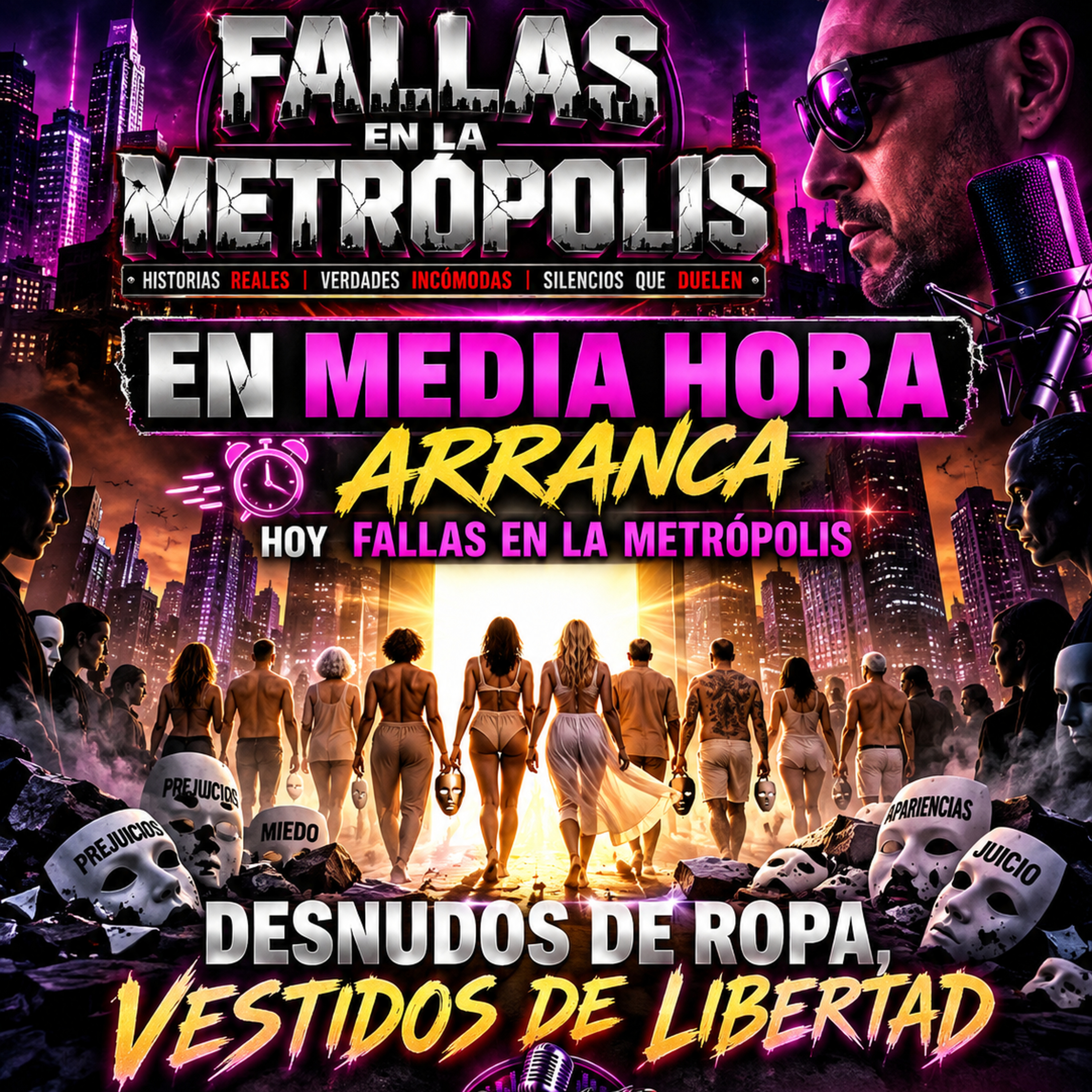 Fallas en la metropolia 🎙️ DESNUDOS DE ROPA, VESTIDOS DE LIBERTAD