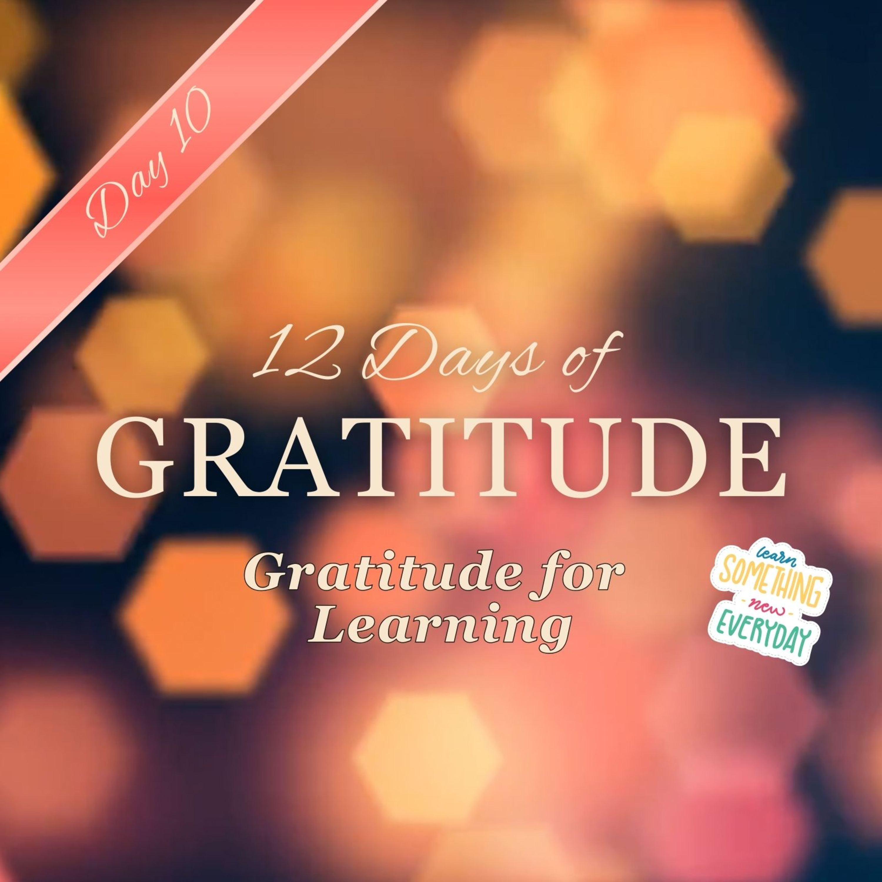 Gratitude for Learning 🙏🧠📚✨ DAY 10 ✨12 Days of GRATITUDE Affirmation Meditations