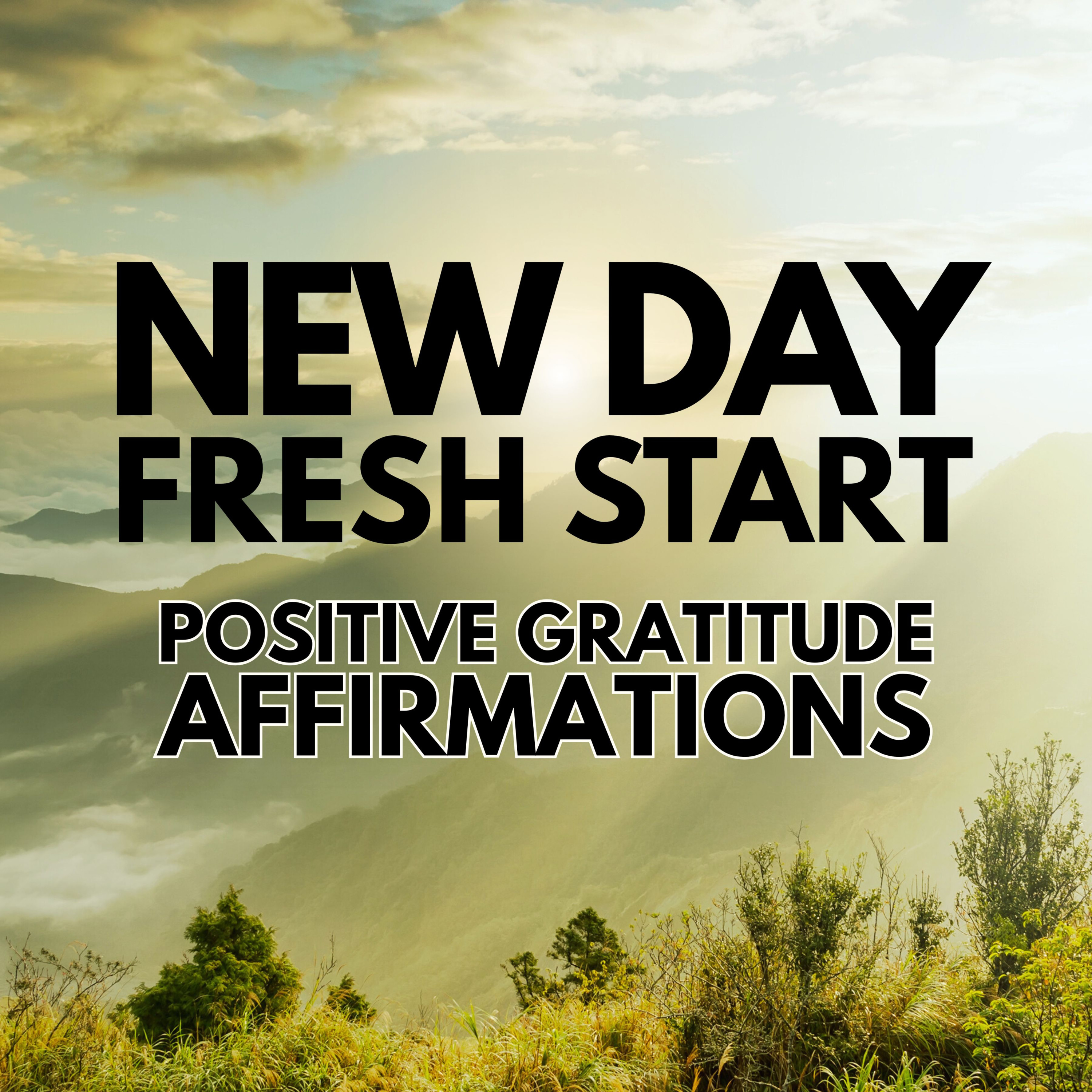 NEW DAY FRESH START ✨ Powerful Positive Gratitude Affirmations ✨
