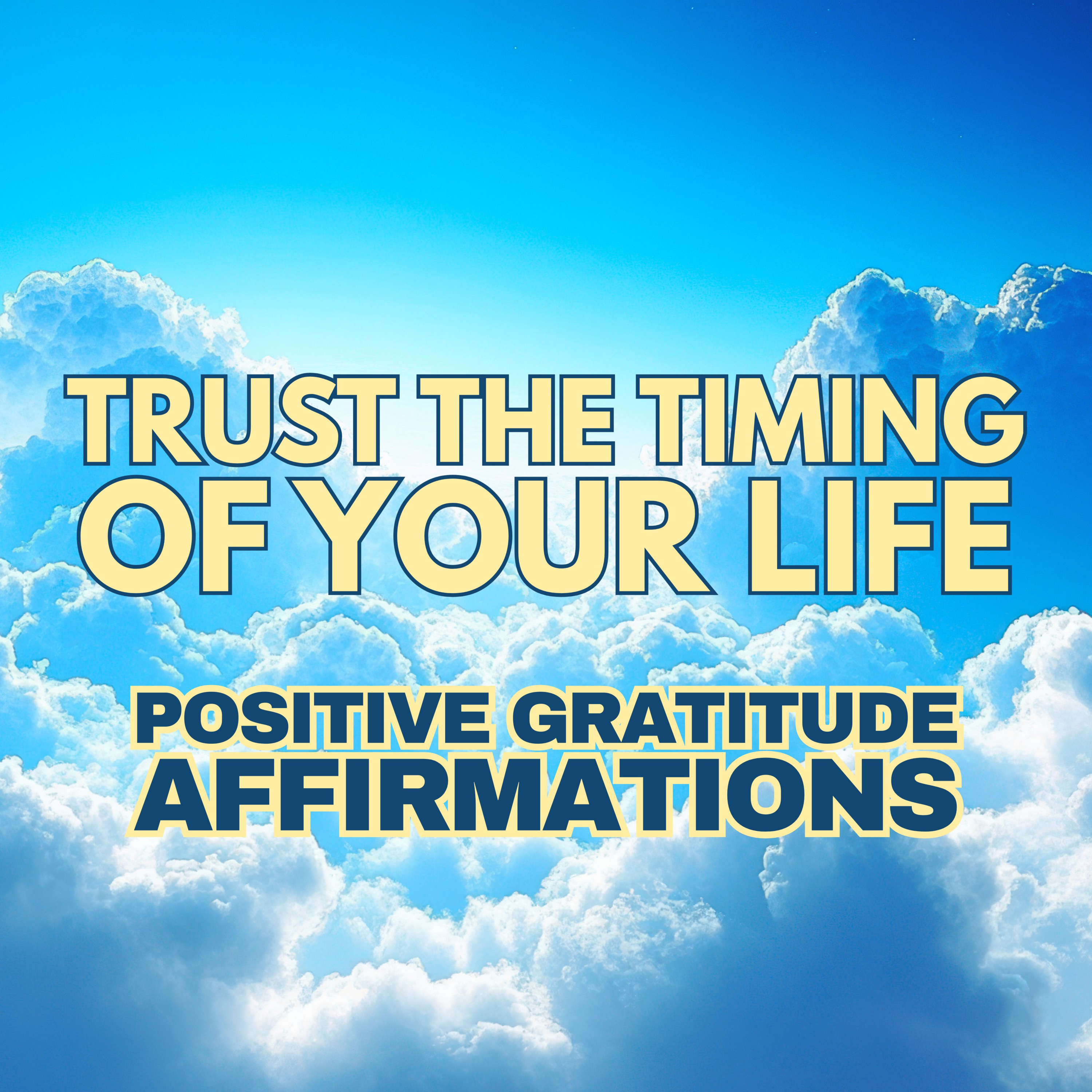 TRUST THE TIMING OF YOUR LIFE ✨ Positive Gratitude Affirmations ✨