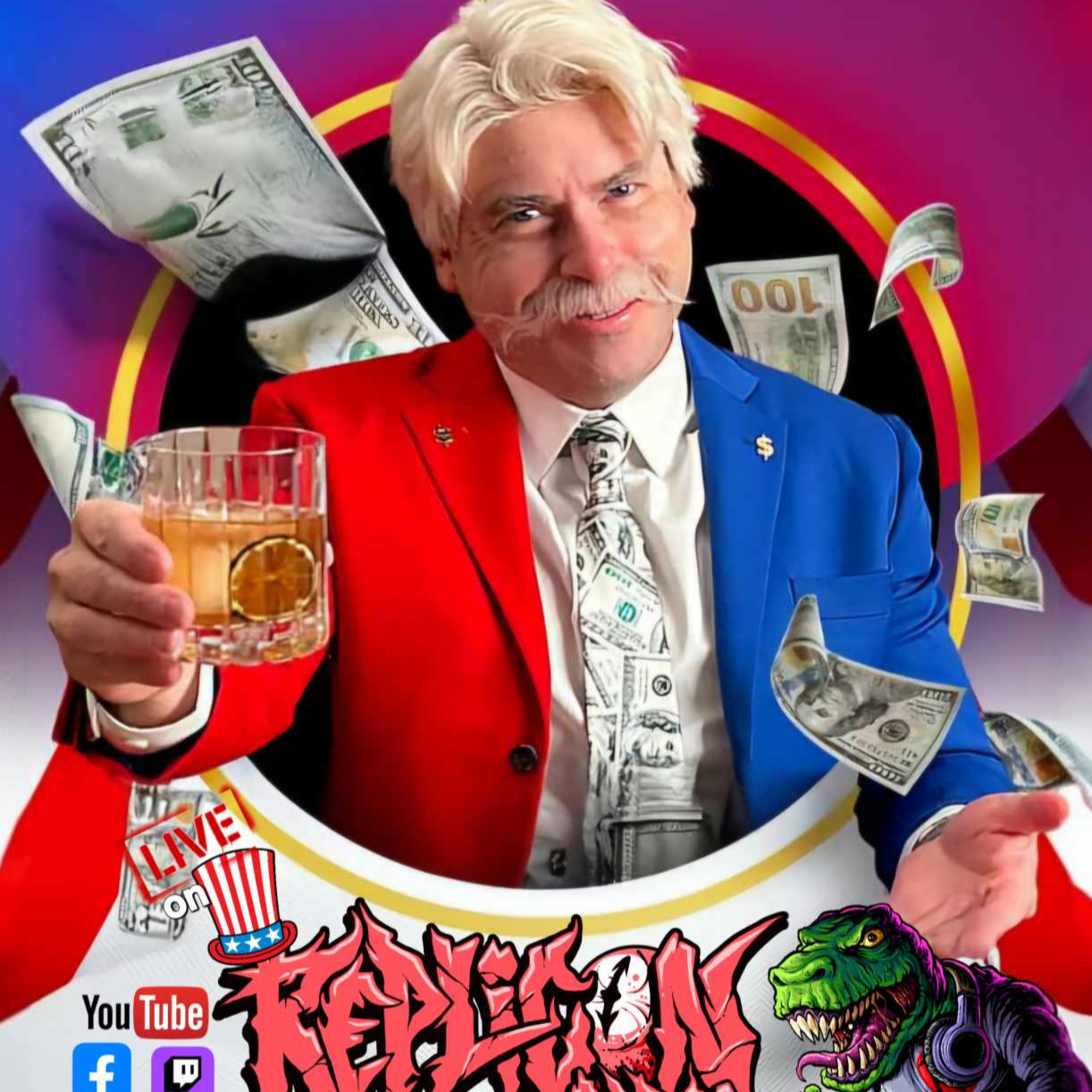 CONGRESSMAN CURLY . aka Comedian TONY ZORC joins us live - plus ICP & JELLY ROLL SHOWS