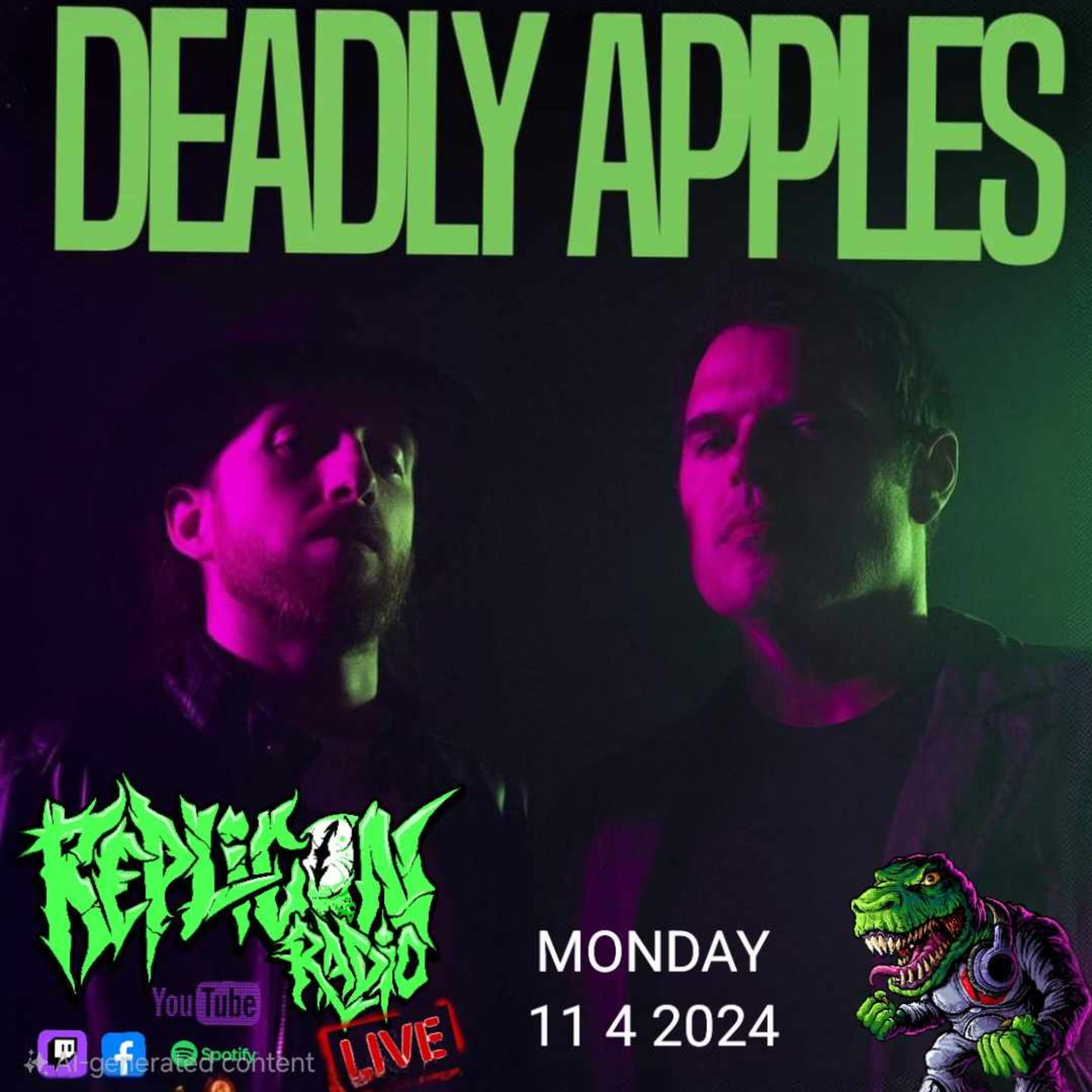 DEADLY APPLES Joins us LIVE . plus ICP GATHERING news . Jessie Murph . HOK ..Awards . FLOAT change