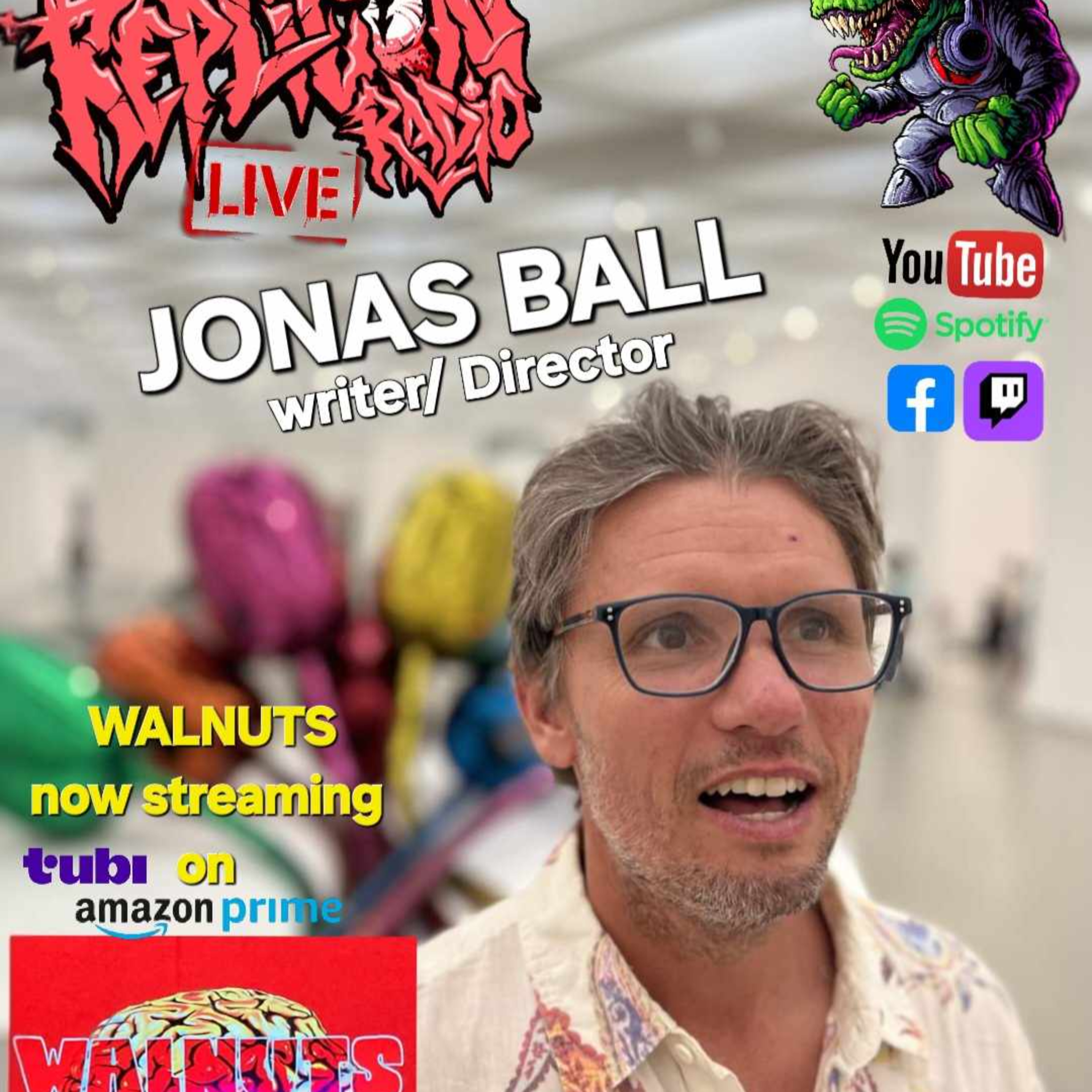 DIRECTOR / WRITER JONAS BALL joins us . mike tyson jake Paul . ICP ballas annouced MUCH MORE LIVE