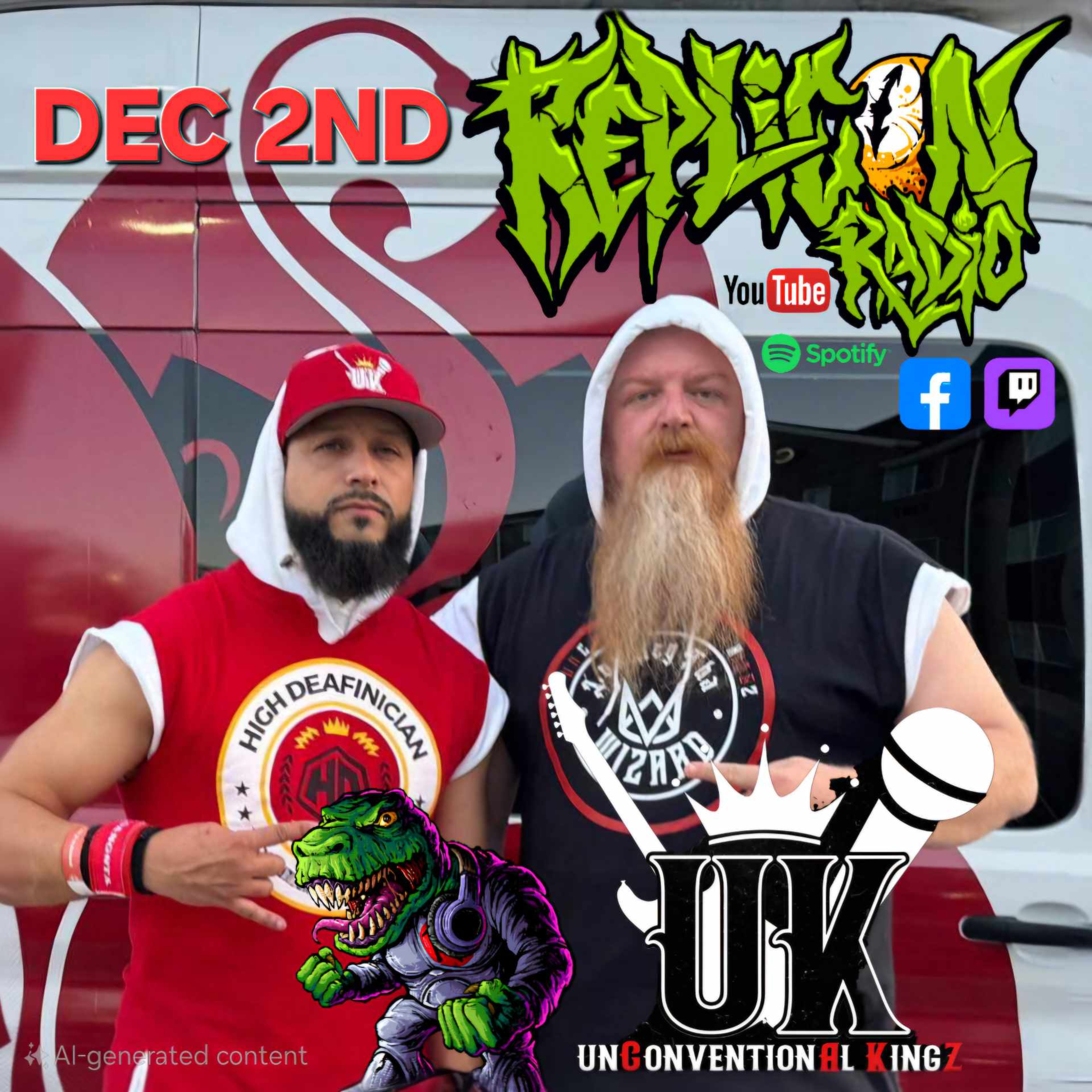 unConventionAl KingZ (High Deafinician & Lowkey the Wizard) tatertot con, black friday, thanksgivng