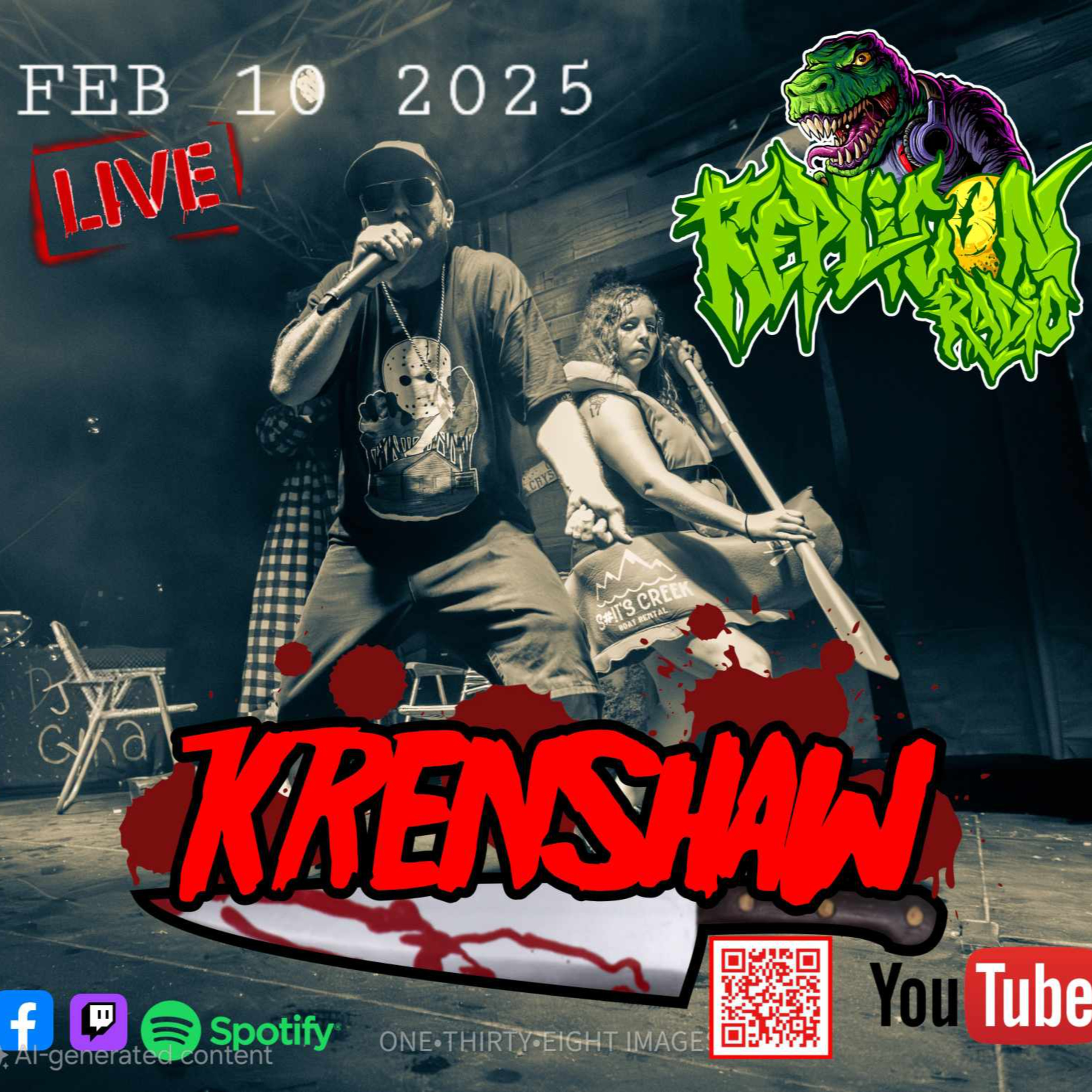 KRENSHAW joins us live plus SuperBowl new violent j .more astro nnoucements . juggalo weekend