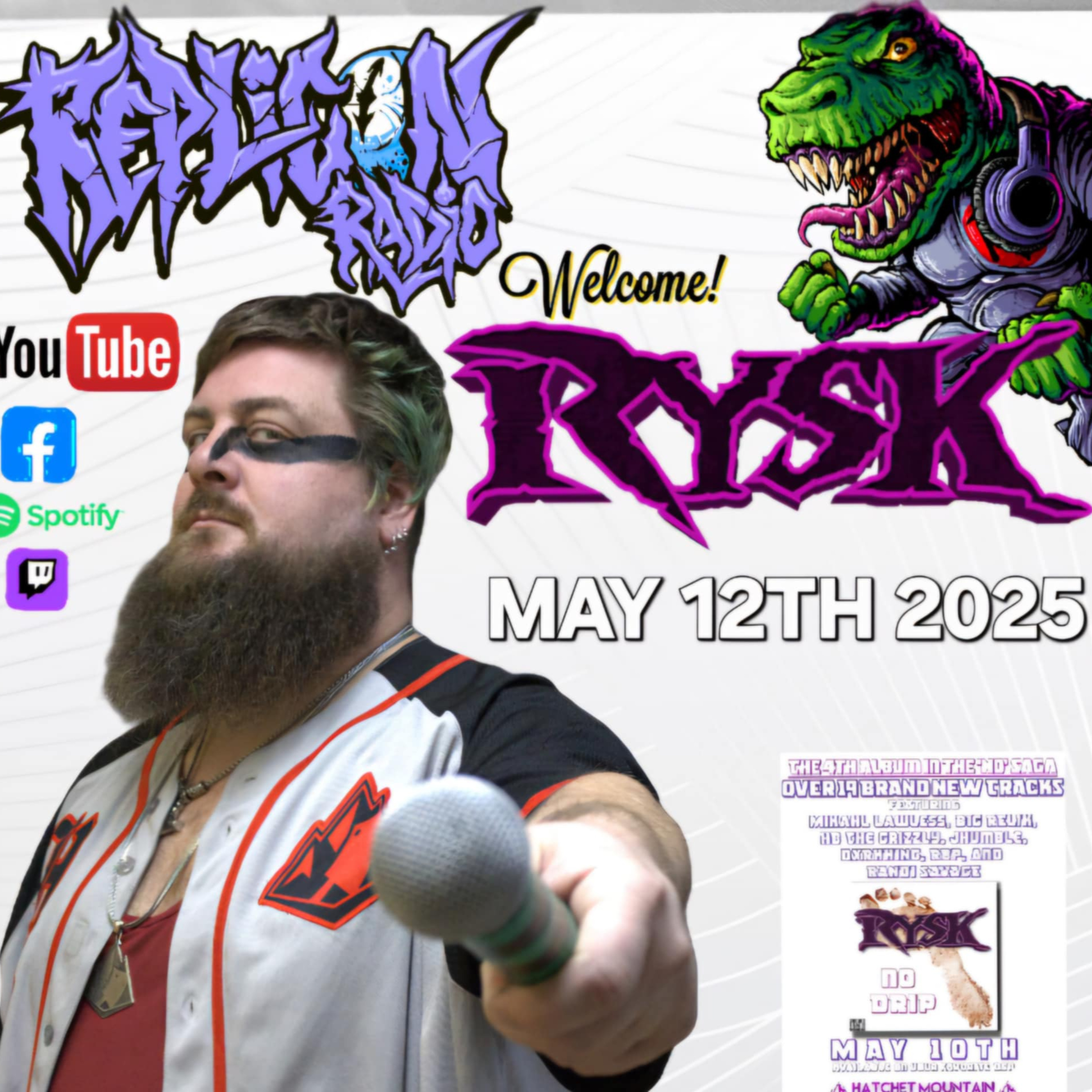 RYSK FRAMTIDEN JOINS US LIVE ! FLOAT UPDATES .CLOWNVIS. SMASHMOUTH? JUGGALO GATHERING ZIPLINE