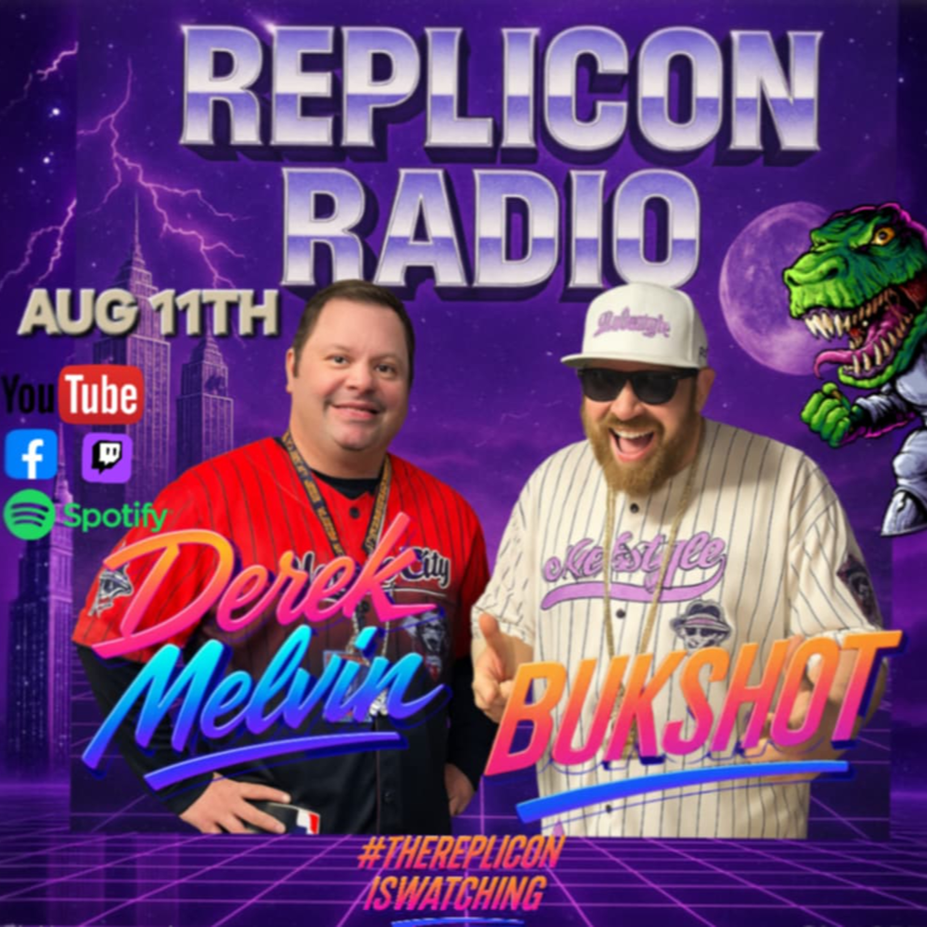 BUKSHOT & MOBSTYLE Graphic Artist DEREK MELVIN join us pre GOTJ stream CHAOS . ICP NAUGHT . twiztid