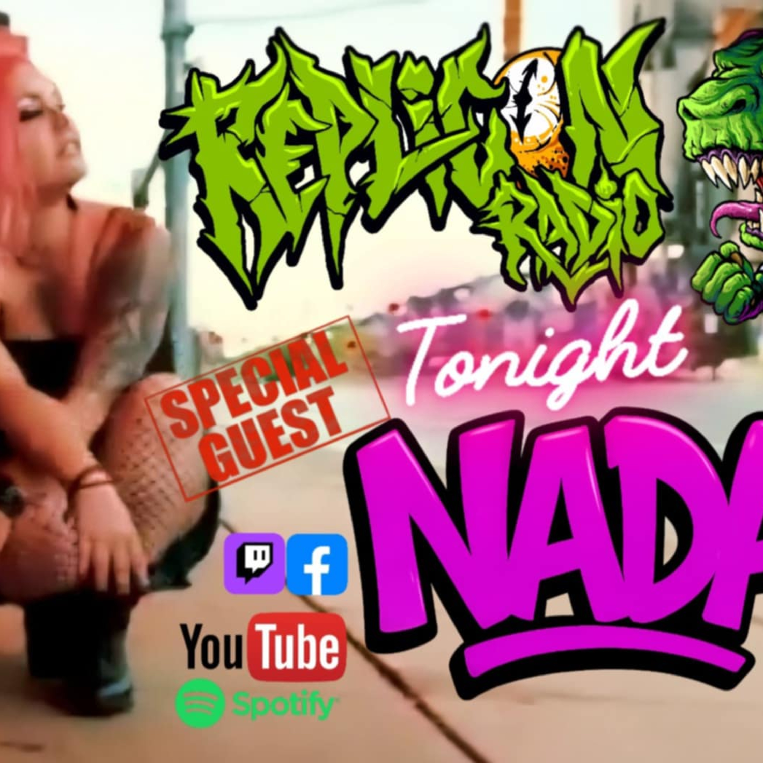 REPLICON RADIO LIVE - special guest NADA , more GOTJ recap . linkin park jager slam & more
