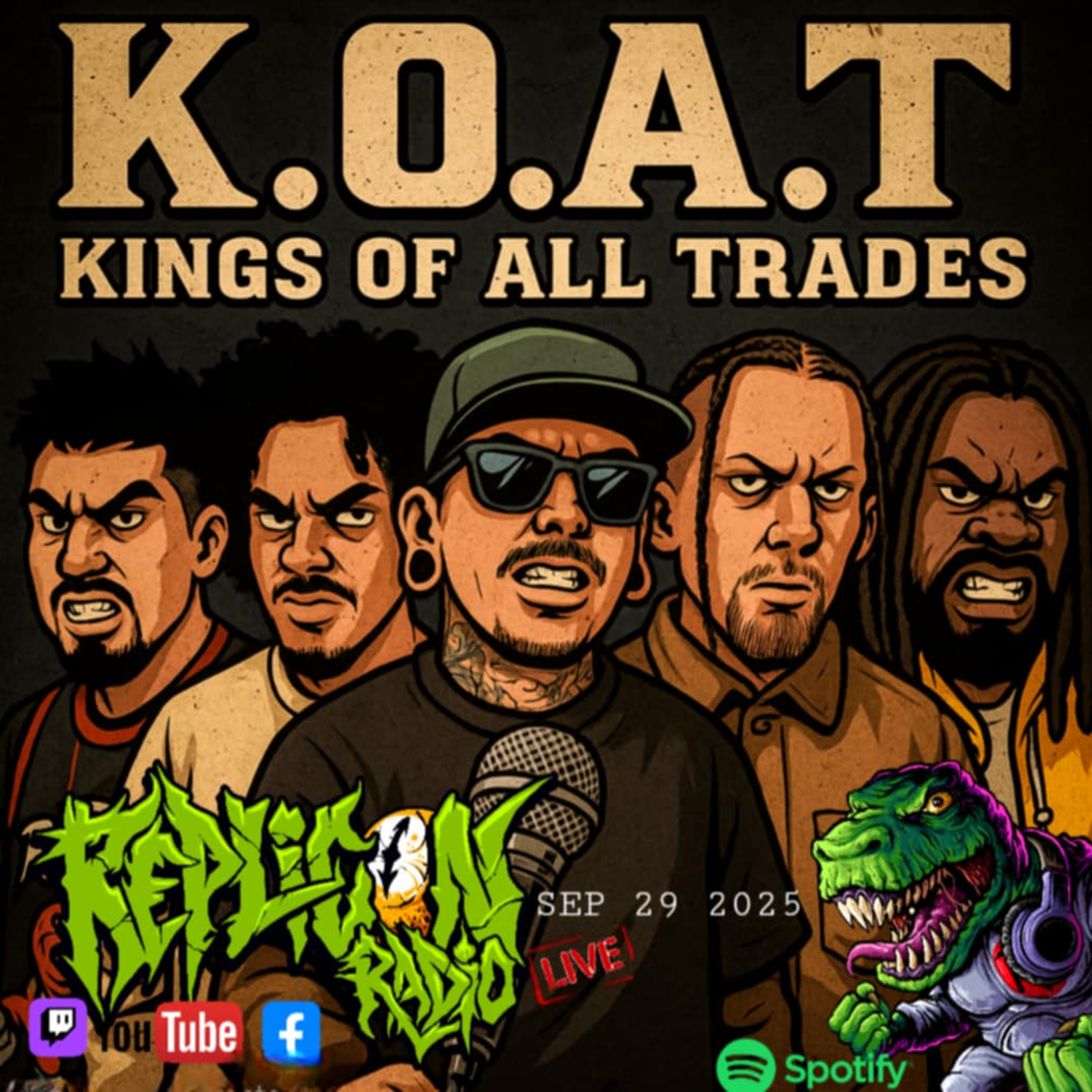 K.O.A.T RECORDS ( LIVE INTERVEW) . DIGGY GRAVES ,EVRCLEAR, MOONSHINE BANDITS RECAP . ASTRONOMICON &