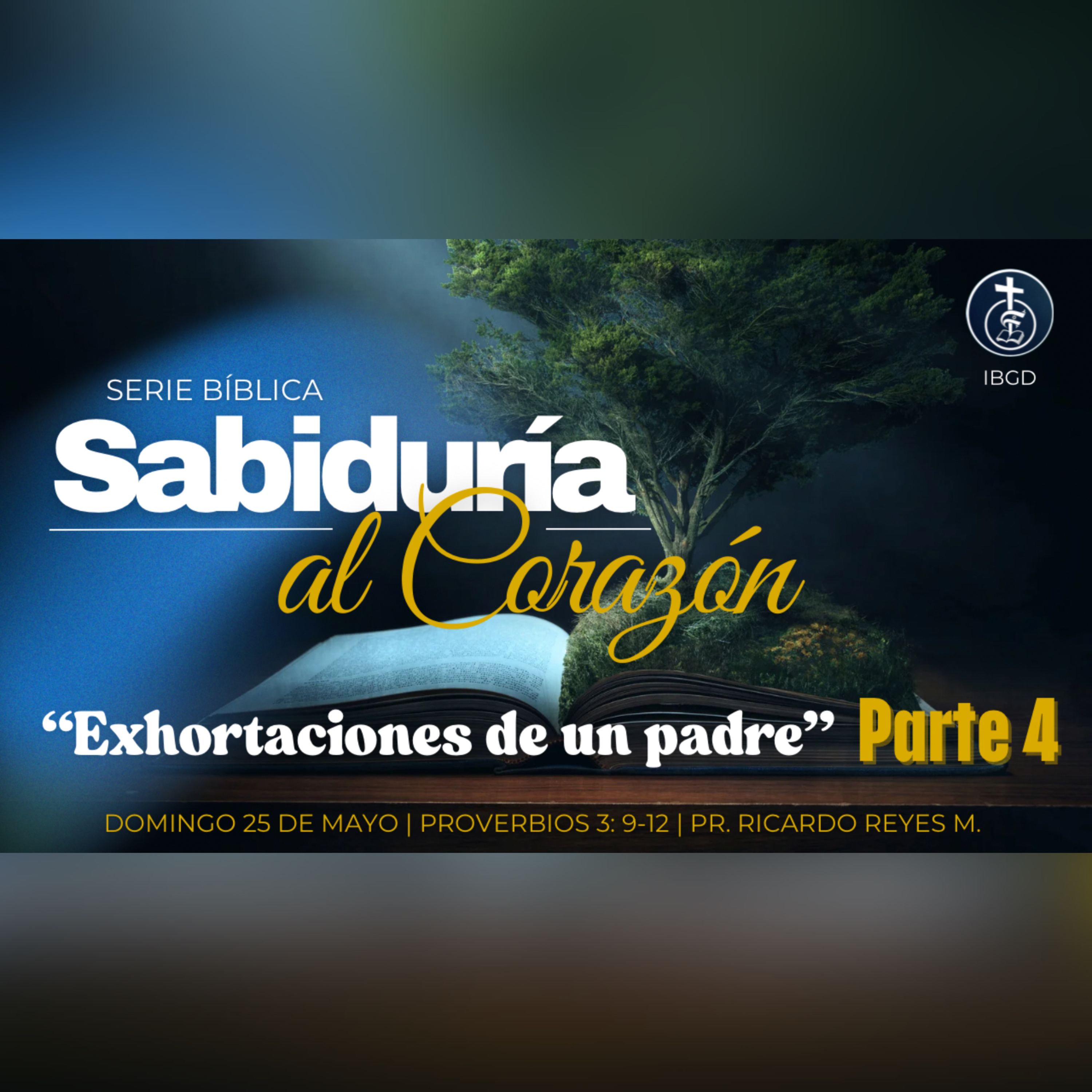 Parte 4 | Exhortaciones de un padre (Proverbios 3: 9-12) | Serie: “Sabiduría al Corazón”. episode artwork