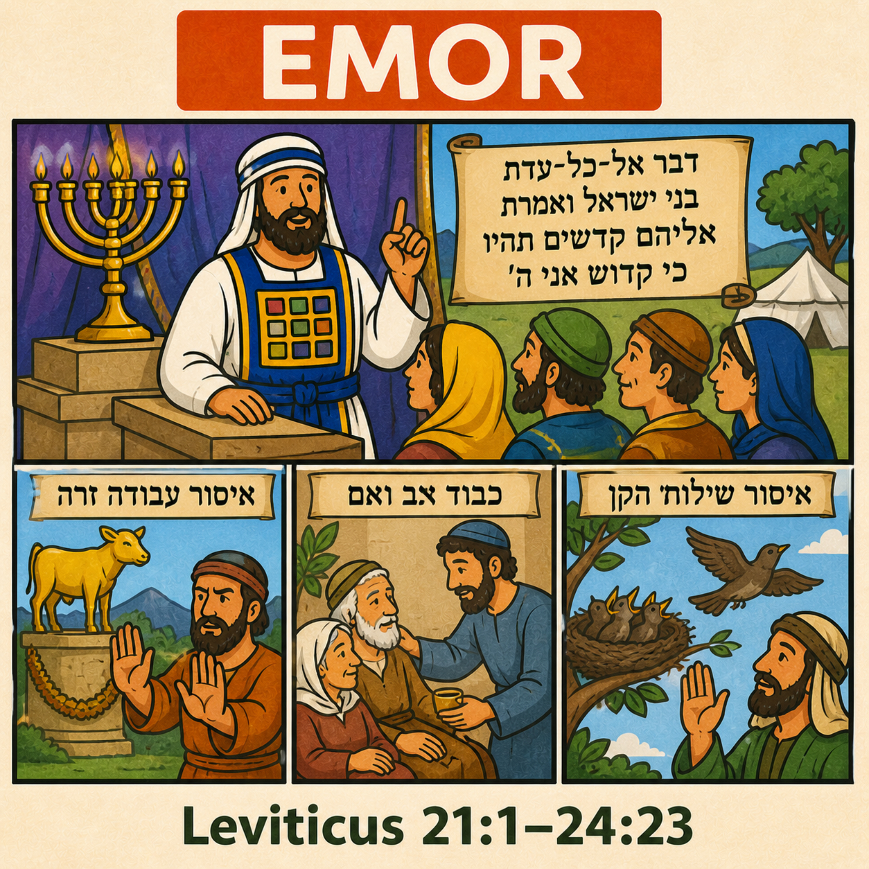 Vayikra - Emor (Leviticus 21:1–24:23) episode artwork