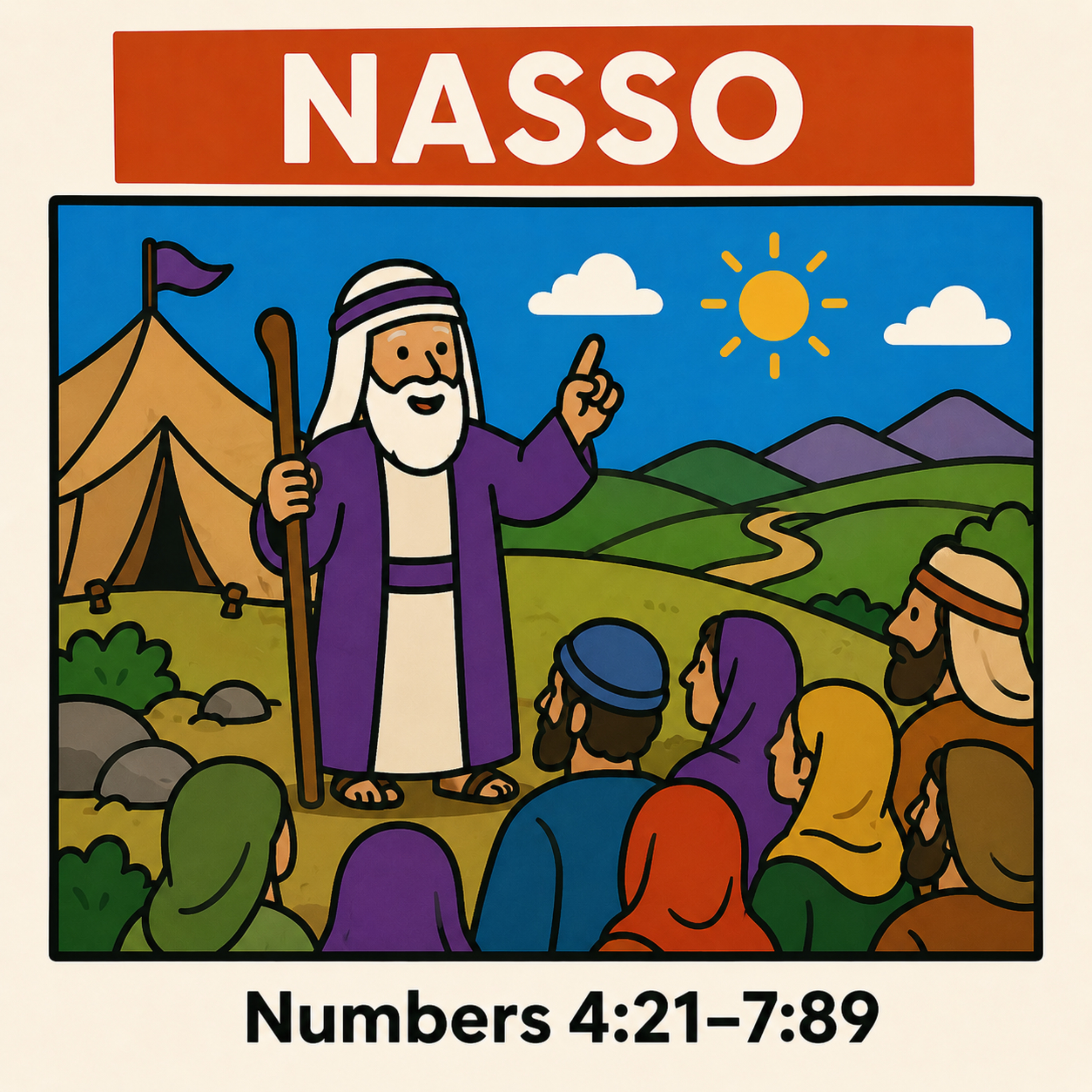 Bamidbar - Nasso (Numbers 4:21–7:89) episode artwork
