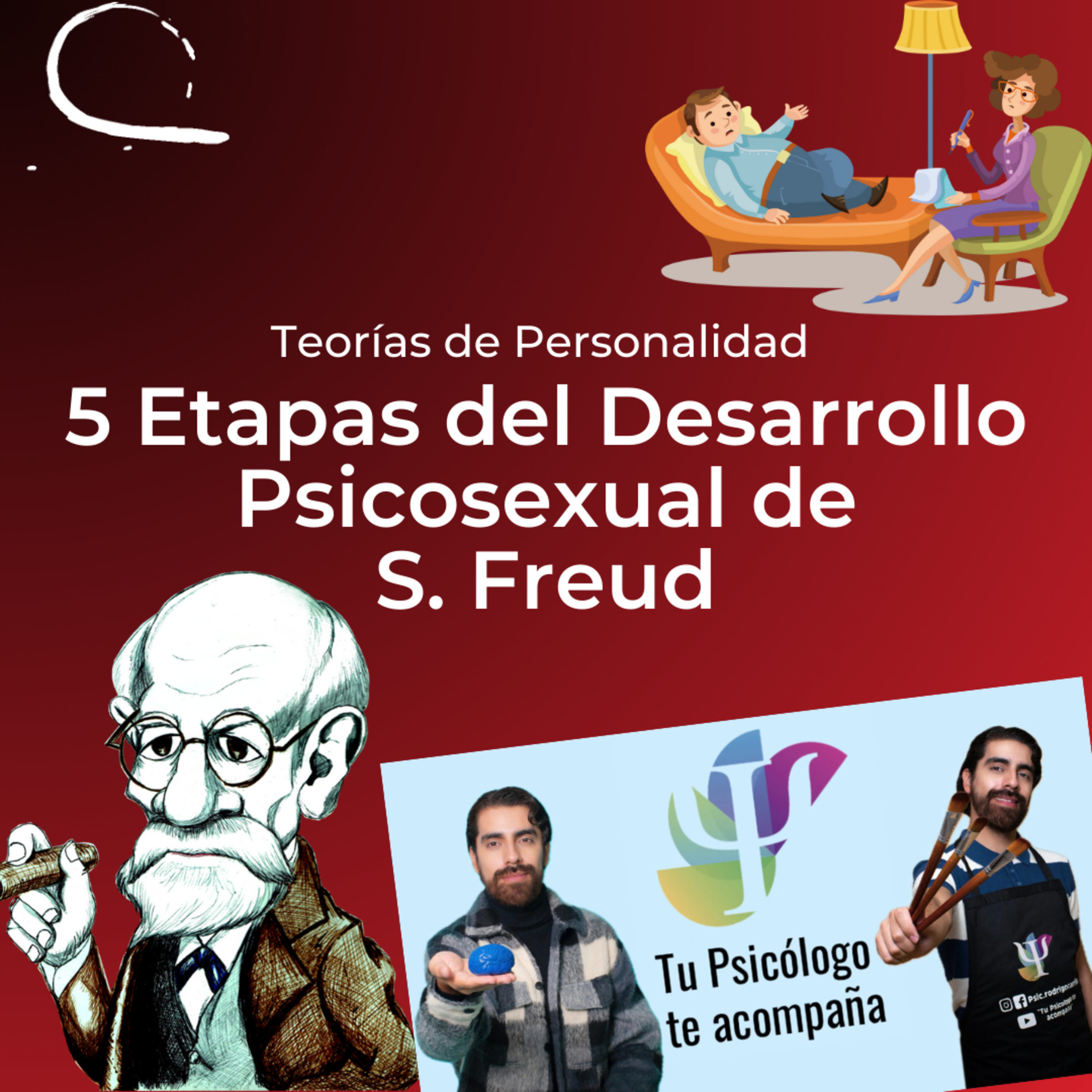 5 Etapas del desarrollo psicosexual de Freud (Teorías de personalidad desde Sigmund Freud)
