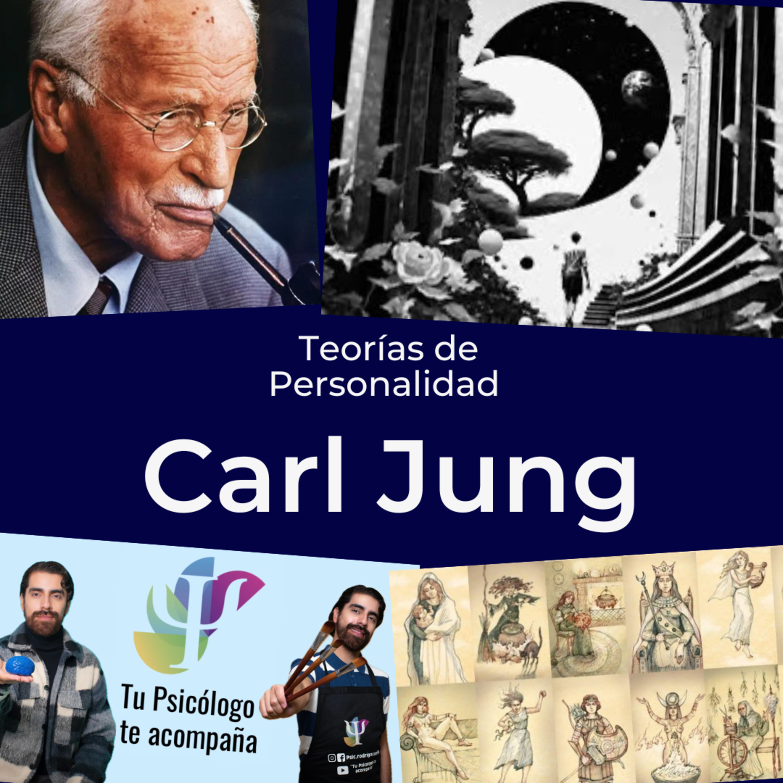 Carl Jung (Teoría de personalidad de Carl Jung, Arquetipos Junguianos)