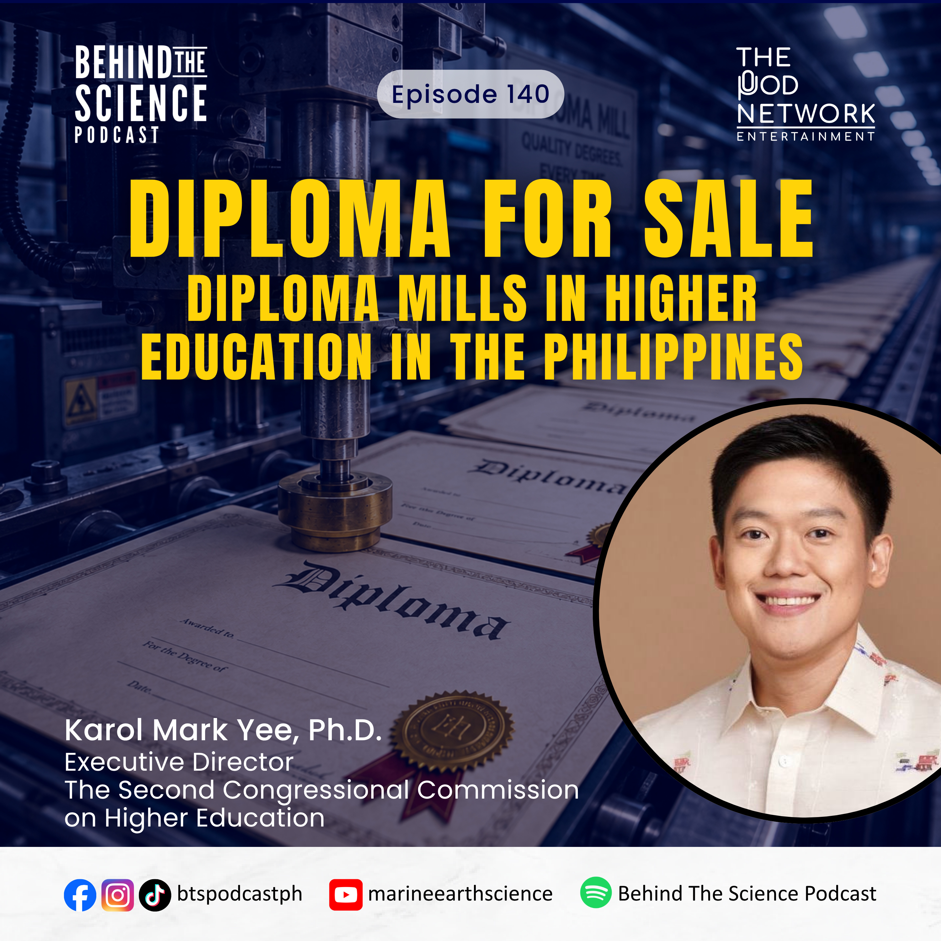 Ep140 - Diploma for Sale: Diploma Mills in Higher Education in the Philippines