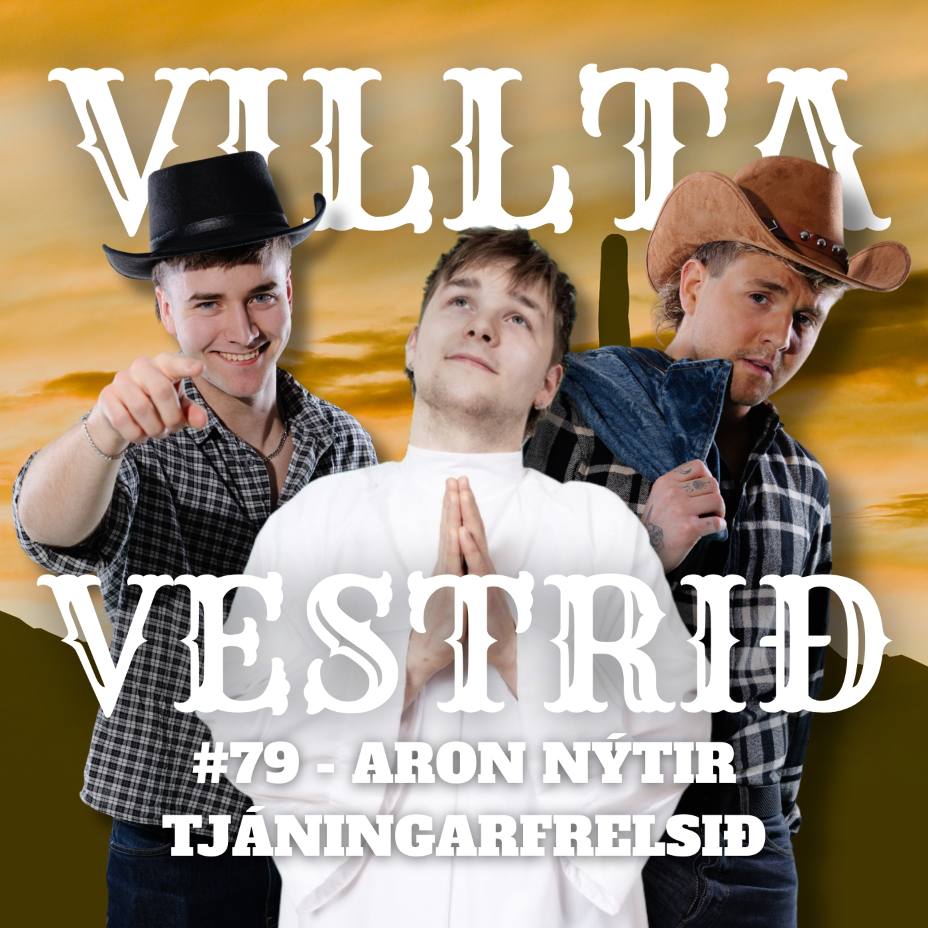#79 - Aron HÆTTIR EKKI að tala!  episode artwork