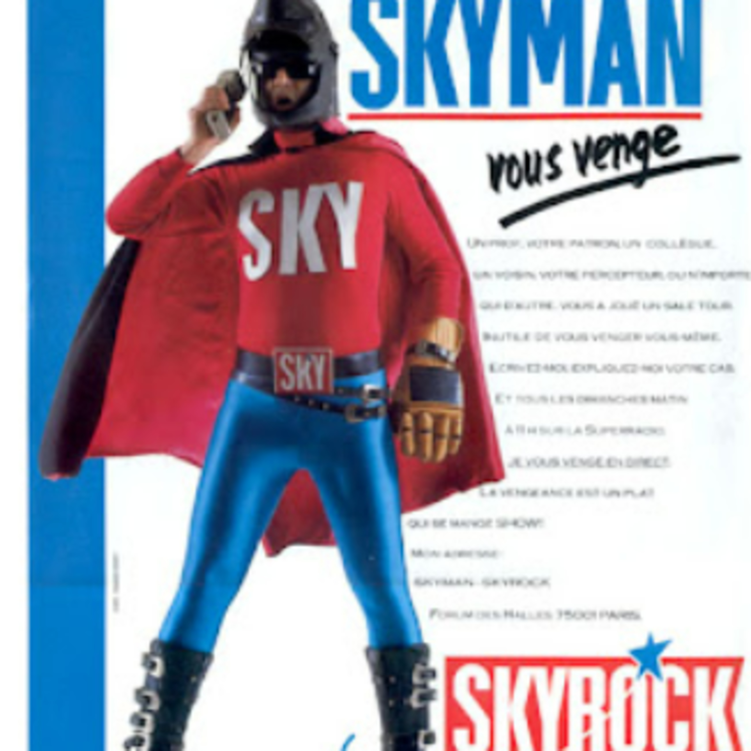 Skyman piège un coiffeur - Skyrock 1988 episode artwork