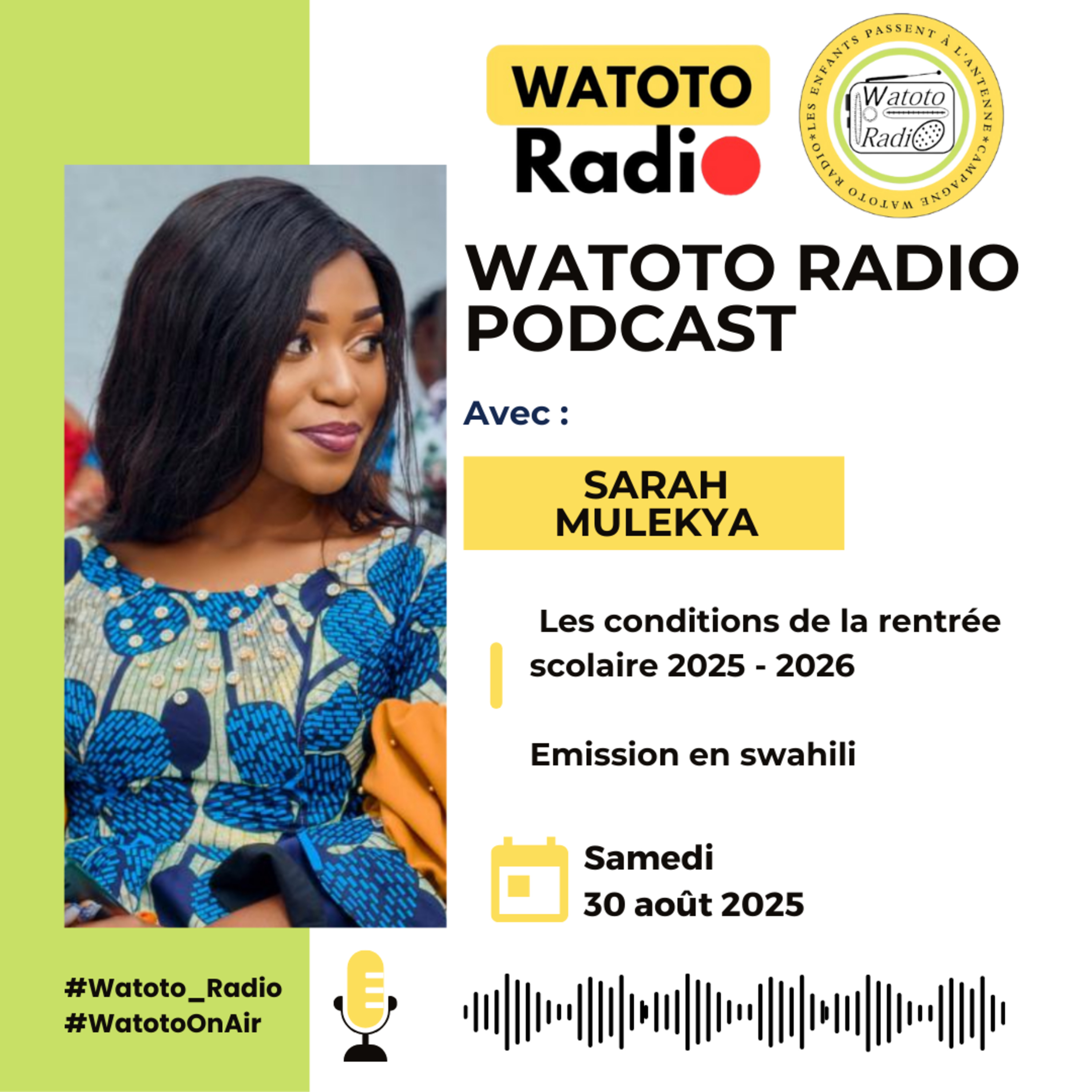 11. Voici les conditions de la rentrée scolaire 2025 - 2026 - Watoto Radio