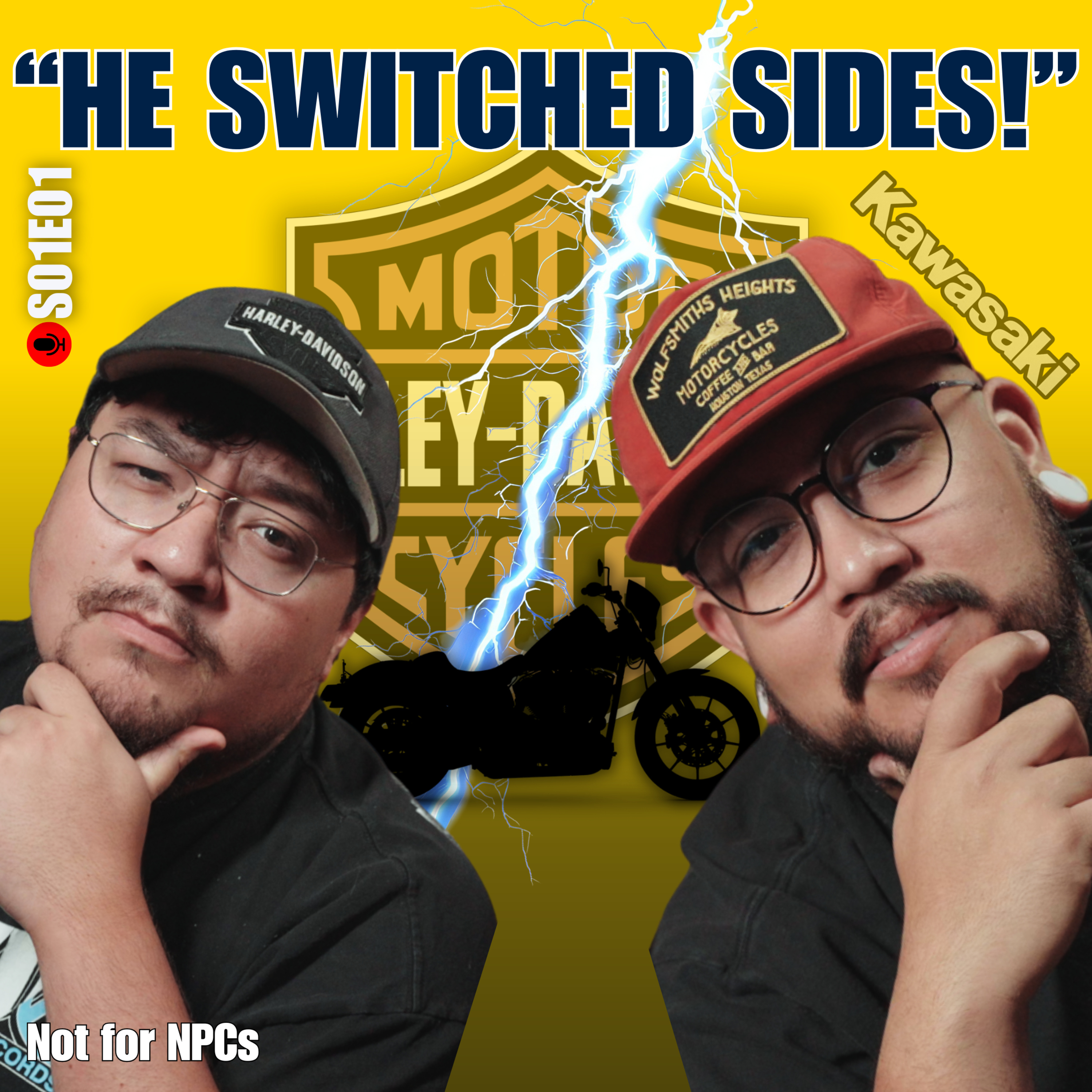Kawasaki Rider Joins the Dark Side — Harley Rider Reacts! episode artwork
