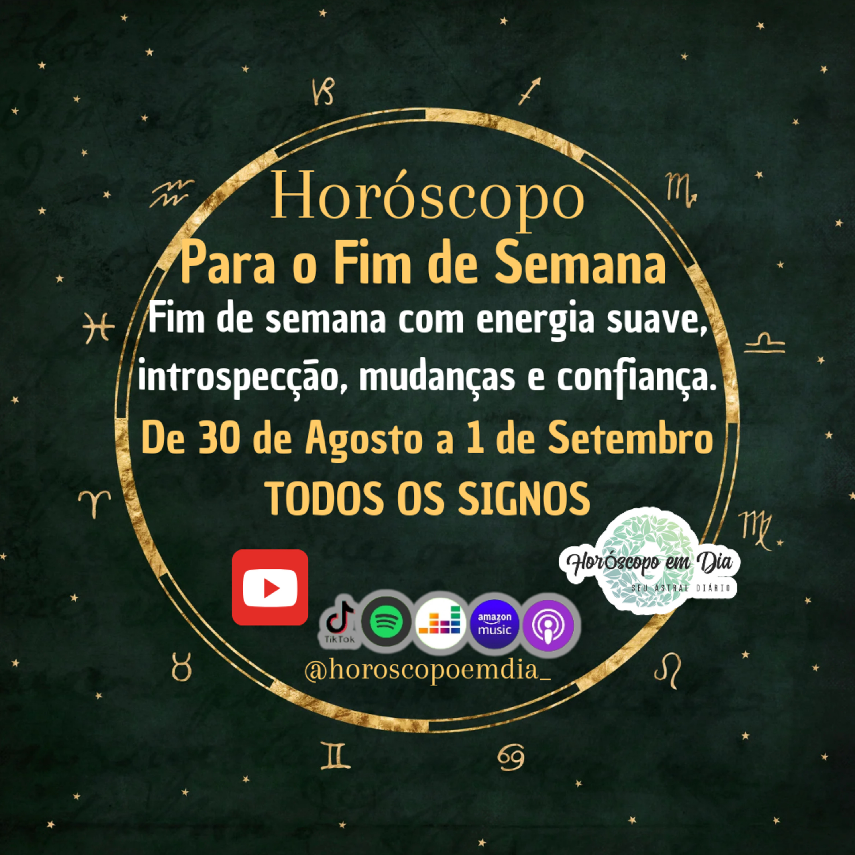 Horóscopo para o Fim de Semana, De 30 de Agosto a 1 de Setembro de 2024. Todos os signos. episode artwork