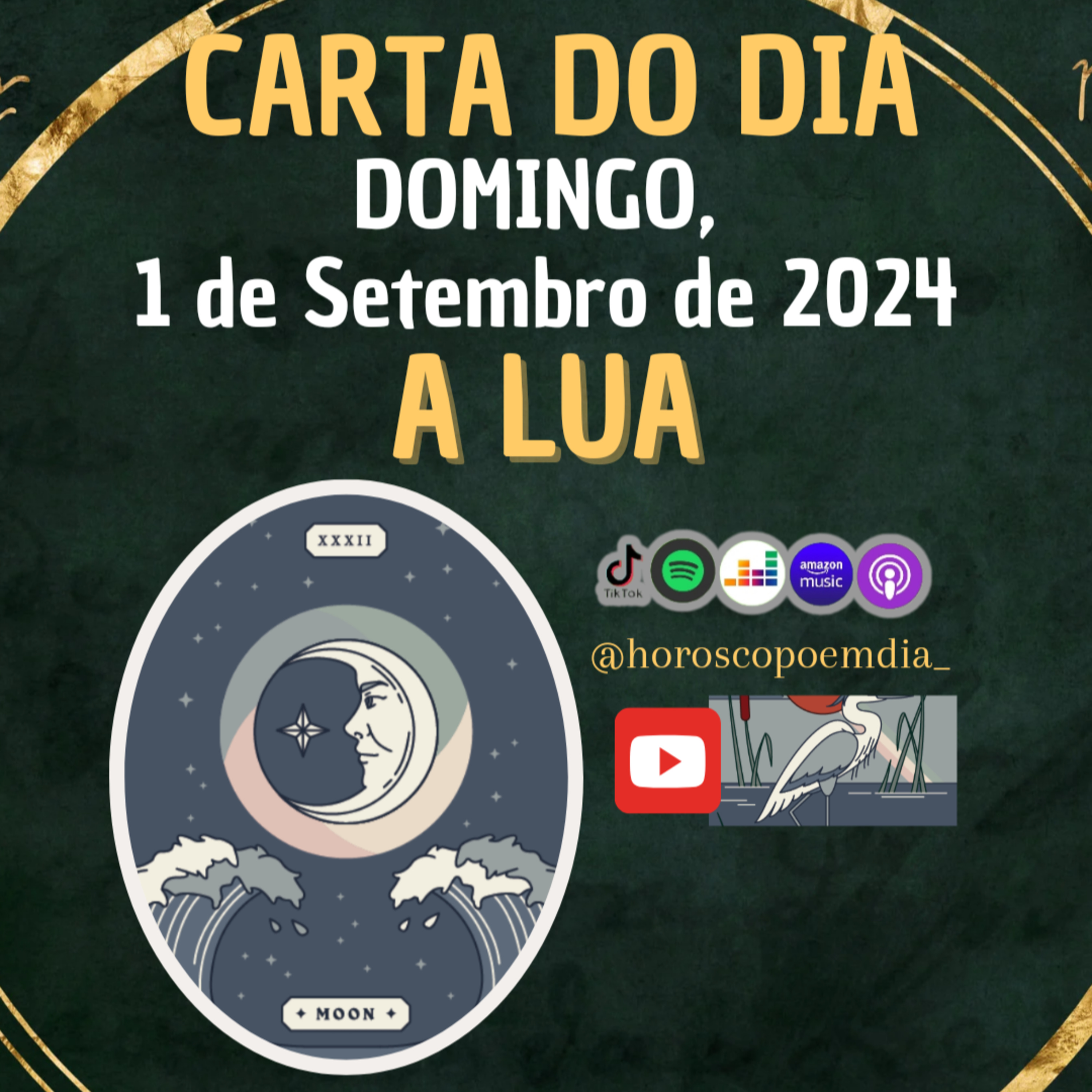 Carta para o dia Primeiro de Setembro de 2024, A Lua.