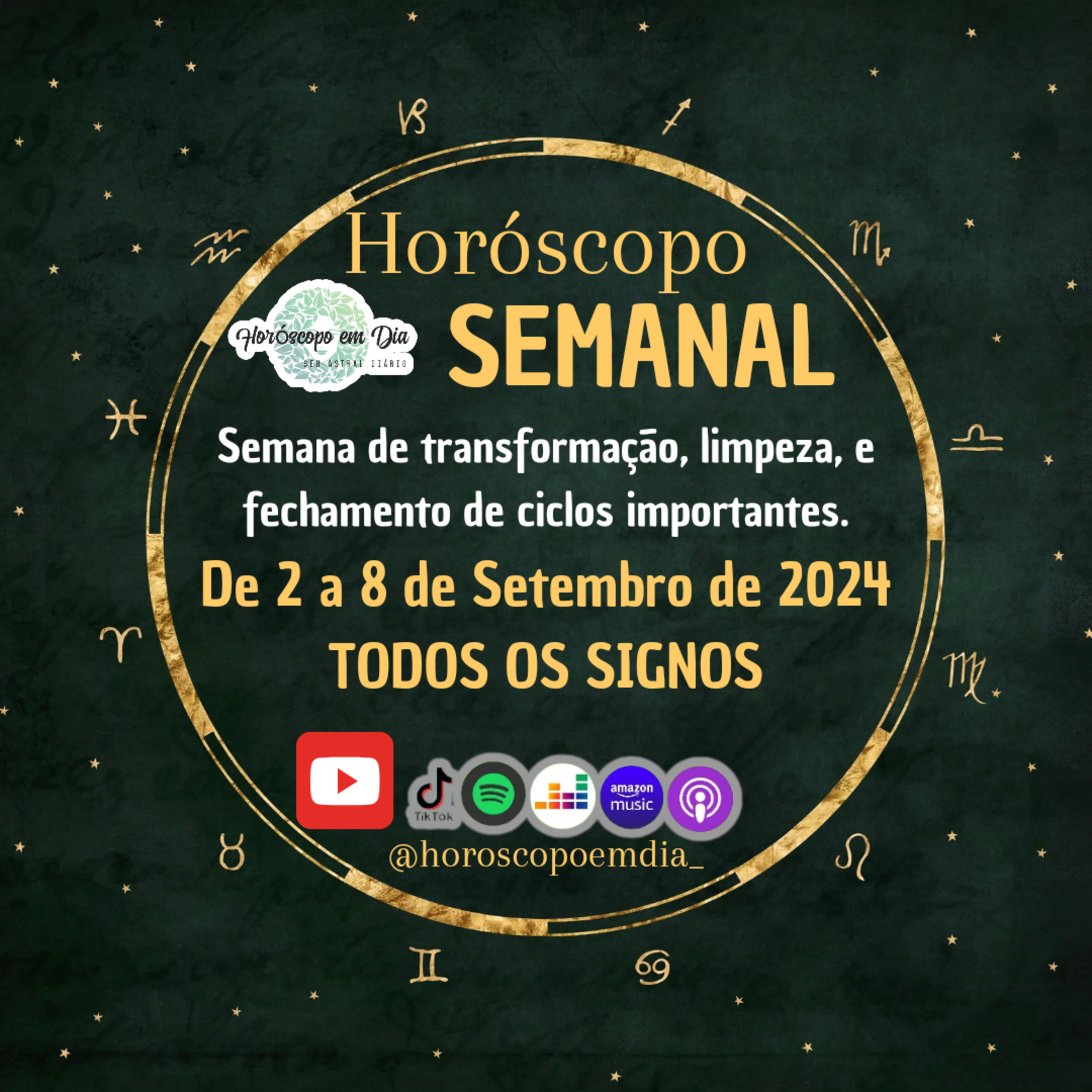 Horóscopo Semanal, De 2 a 8 de Setembro de 2024, Todos os signos. episode artwork