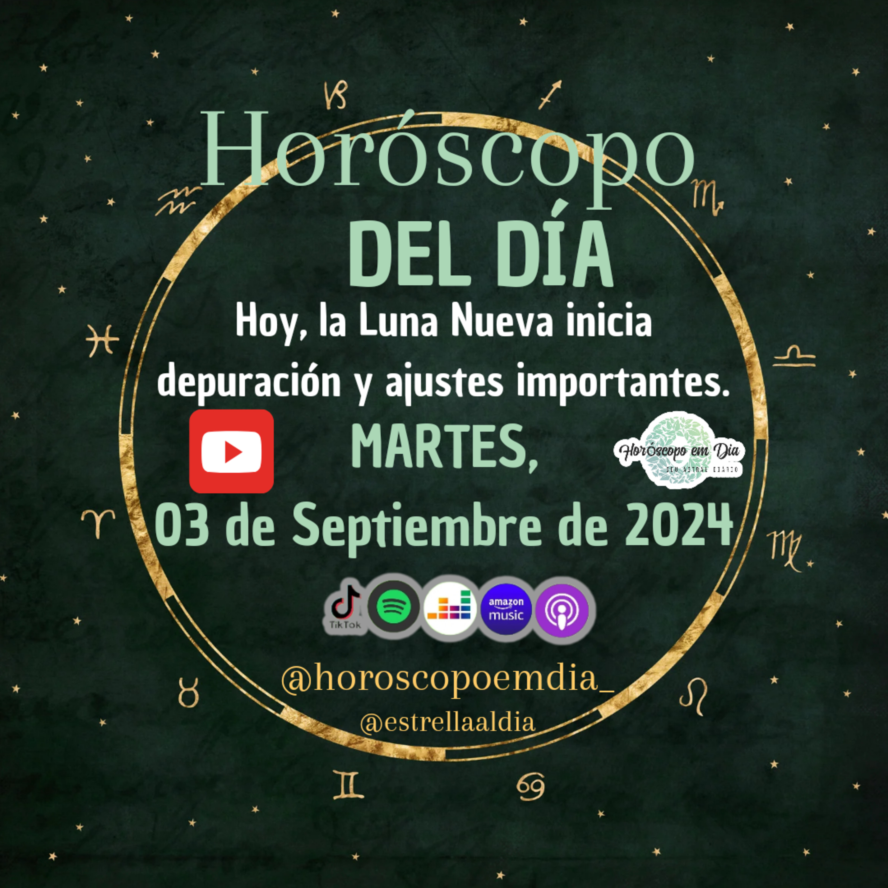 Horóscopo del Día, Martes, 3 de Septiembre de 2024, Todos los Signos. episode artwork