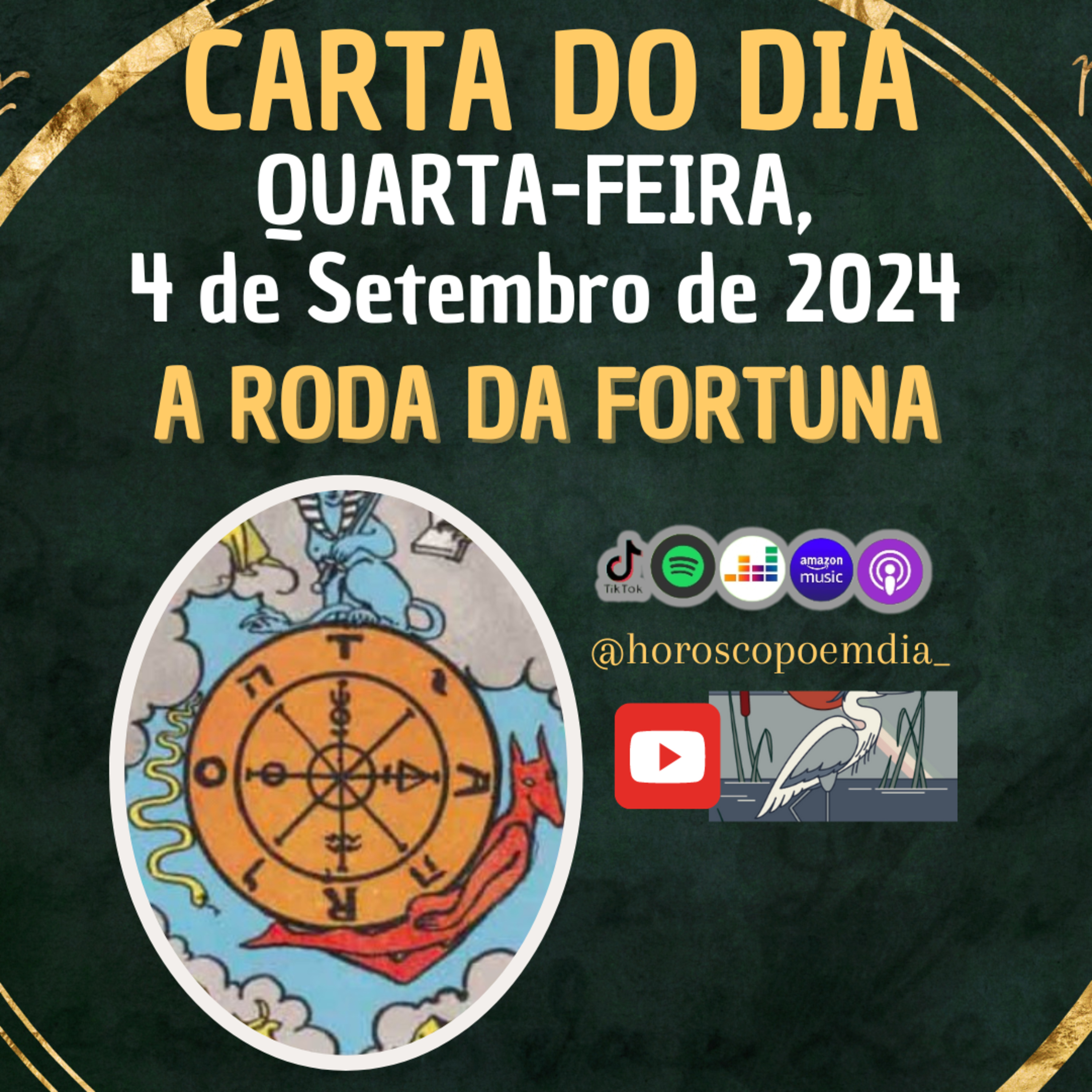 Carta para o dia 4 de Setembro de 2024, A Roda da Fortuna. episode artwork