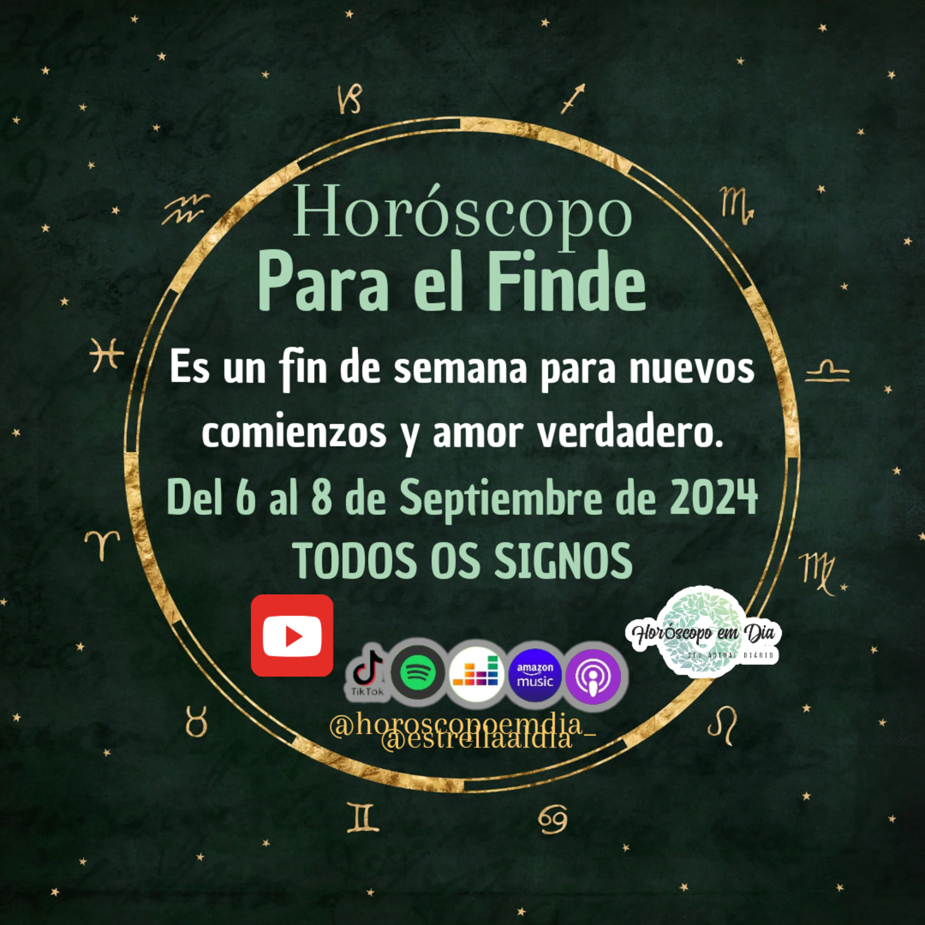 Horóscopo para el fin de semana, de 6 al 8 de septiembre de 2024, Todos los Signos. episode artwork
