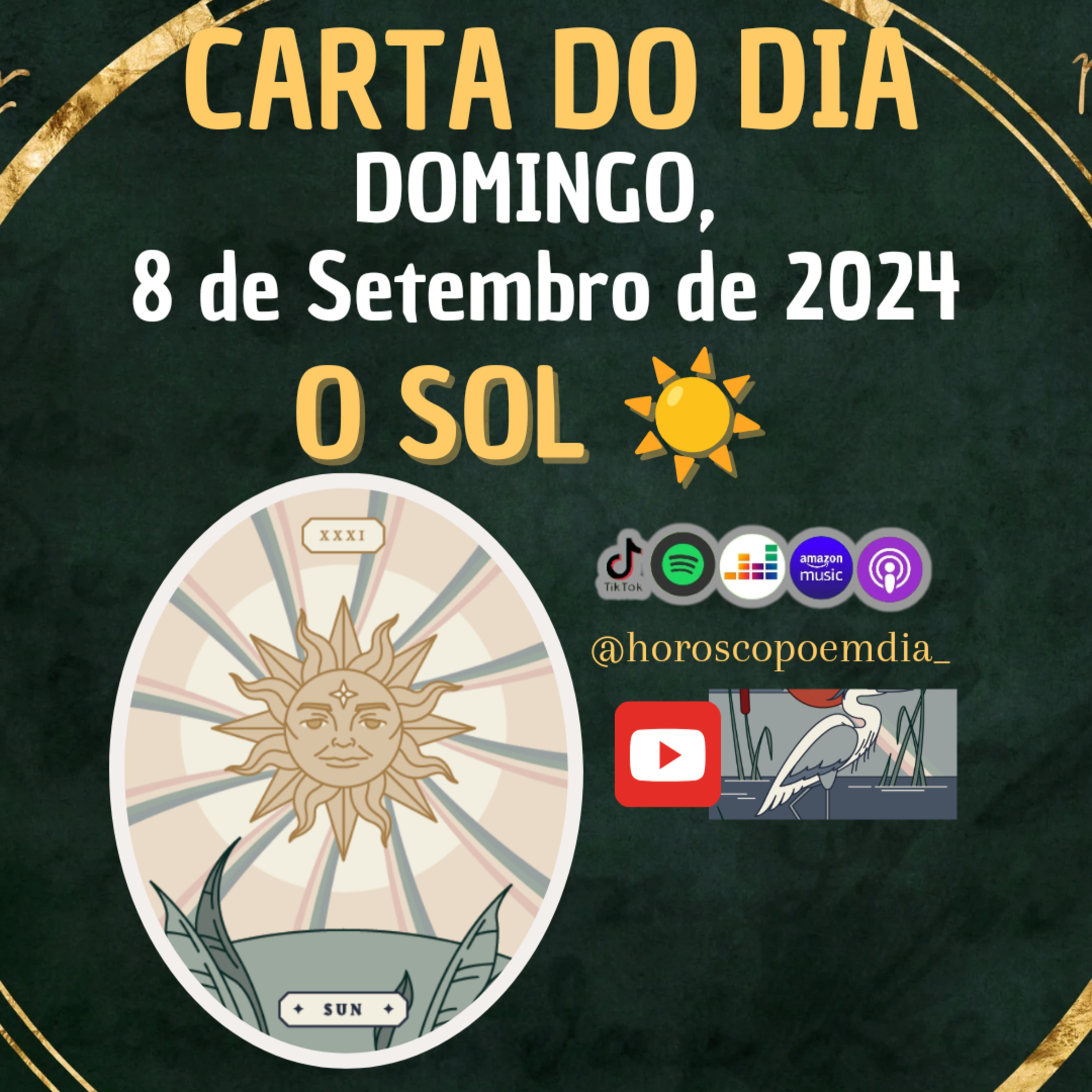 Carta para o dia 8 de Setembro de 2024, O Sol. episode artwork