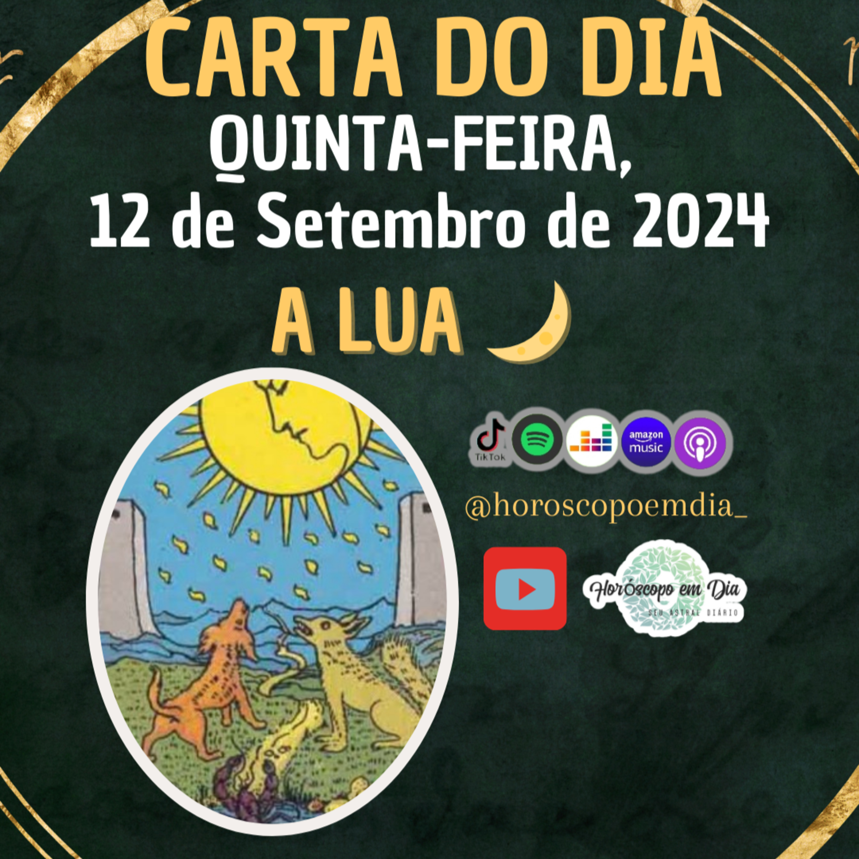 Carta para o dia 12 de Setembro de 2024, A Lua.  episode artwork