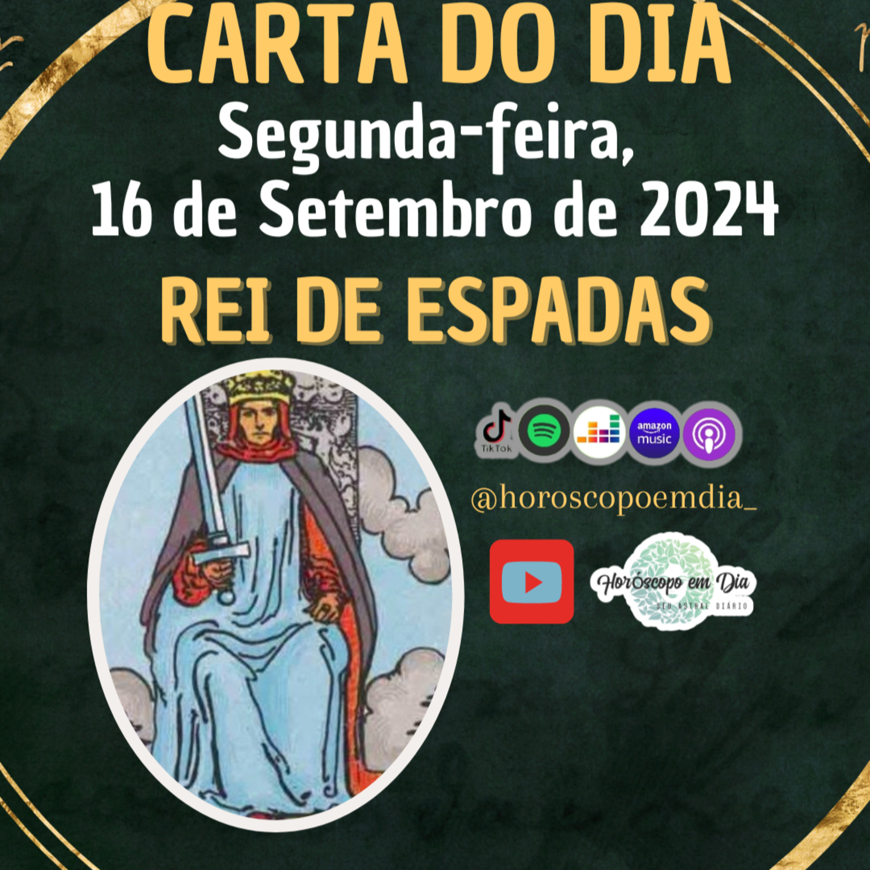 Carta para o dia 16 de Setembro de 2024, Rei de Espadas. episode artwork