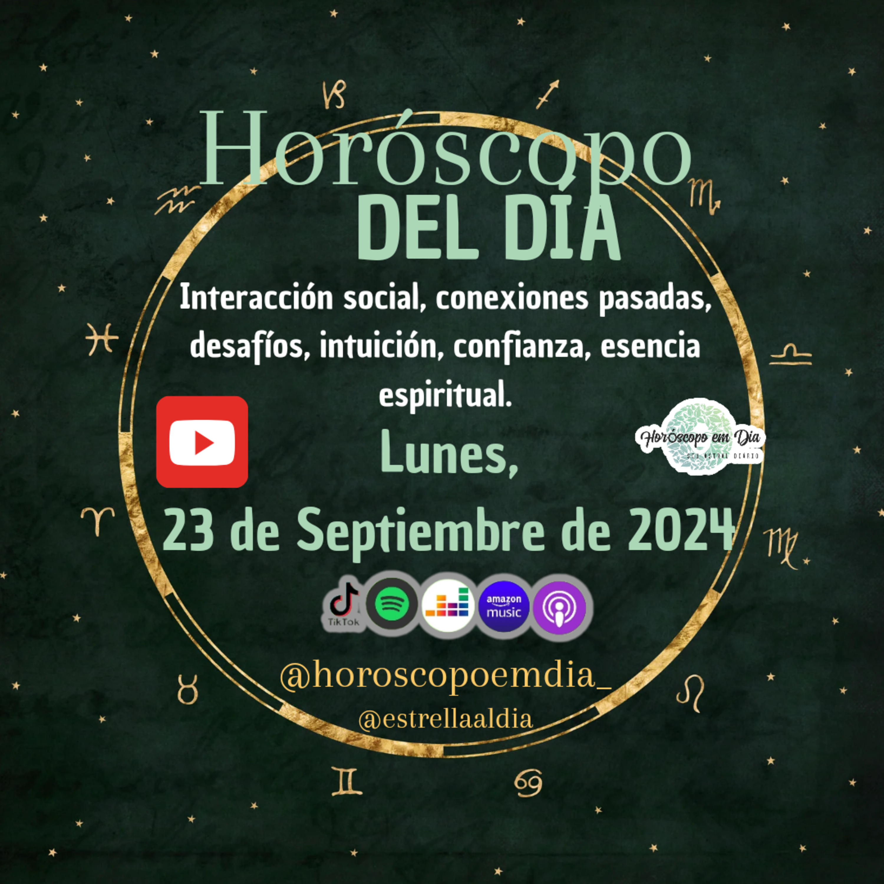 Horóscopo del Día, Lunes, 23 de Septiembre de 2024, Todos los Signos. episode artwork