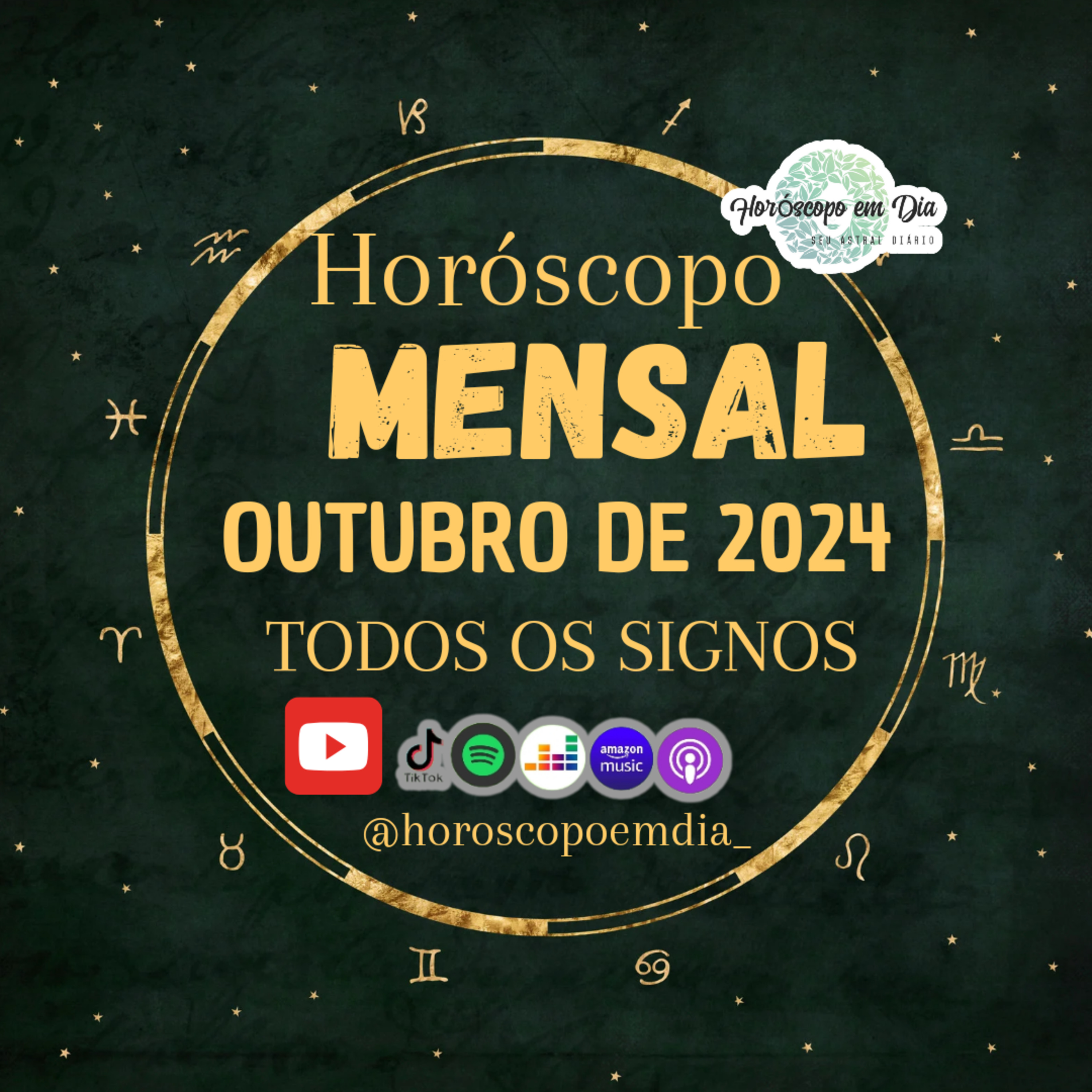 Horóscopo Mensal, Outubro de 2024, Todos os Signos. #outubro #horoscopo episode artwork