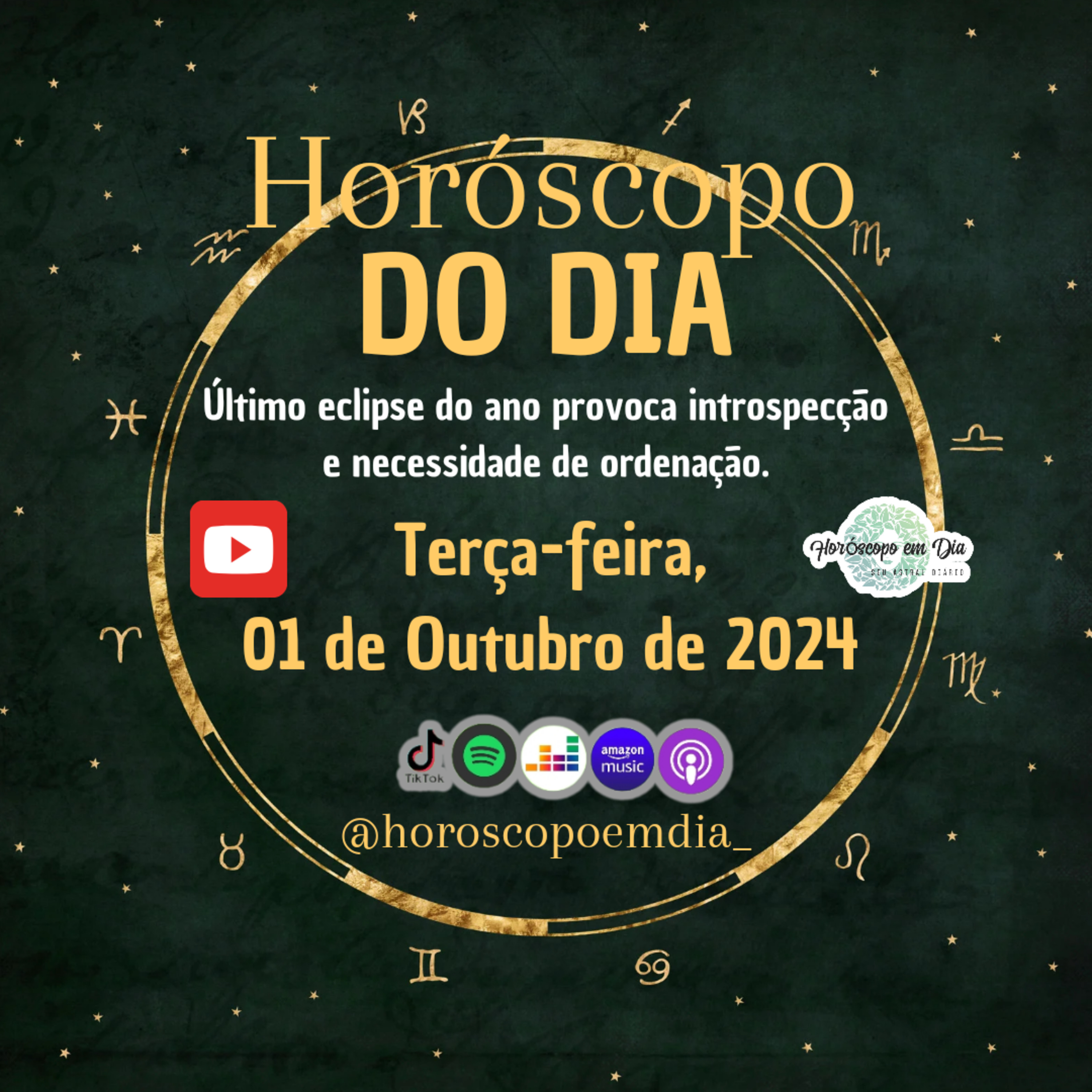 Horóscopo do Dia, Terça-feira, 1 de Outubro de 2024, Todos os signos. episode artwork
