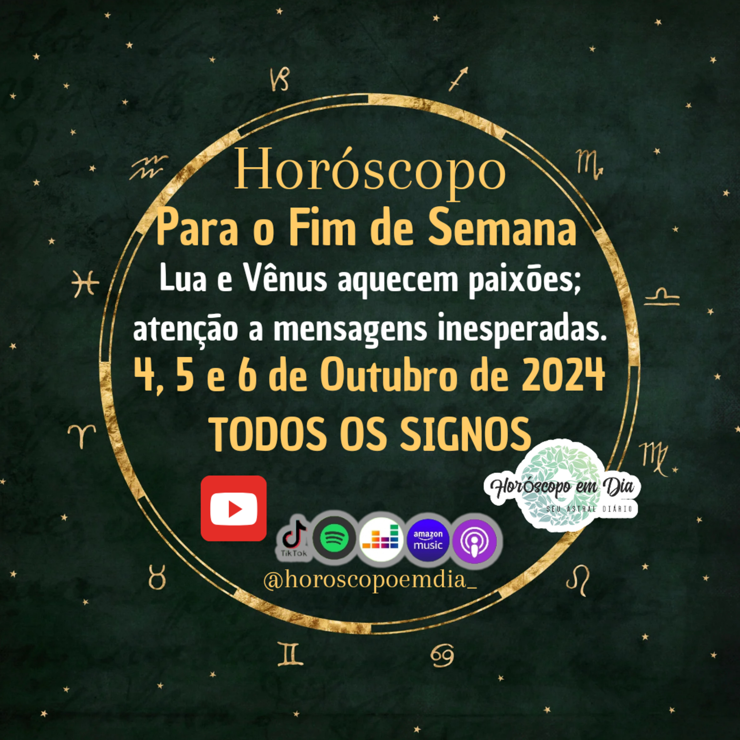 Horóscopo para o fim de semana, de 4 a 6 de Outubro de 2024, Todos os signos. episode artwork