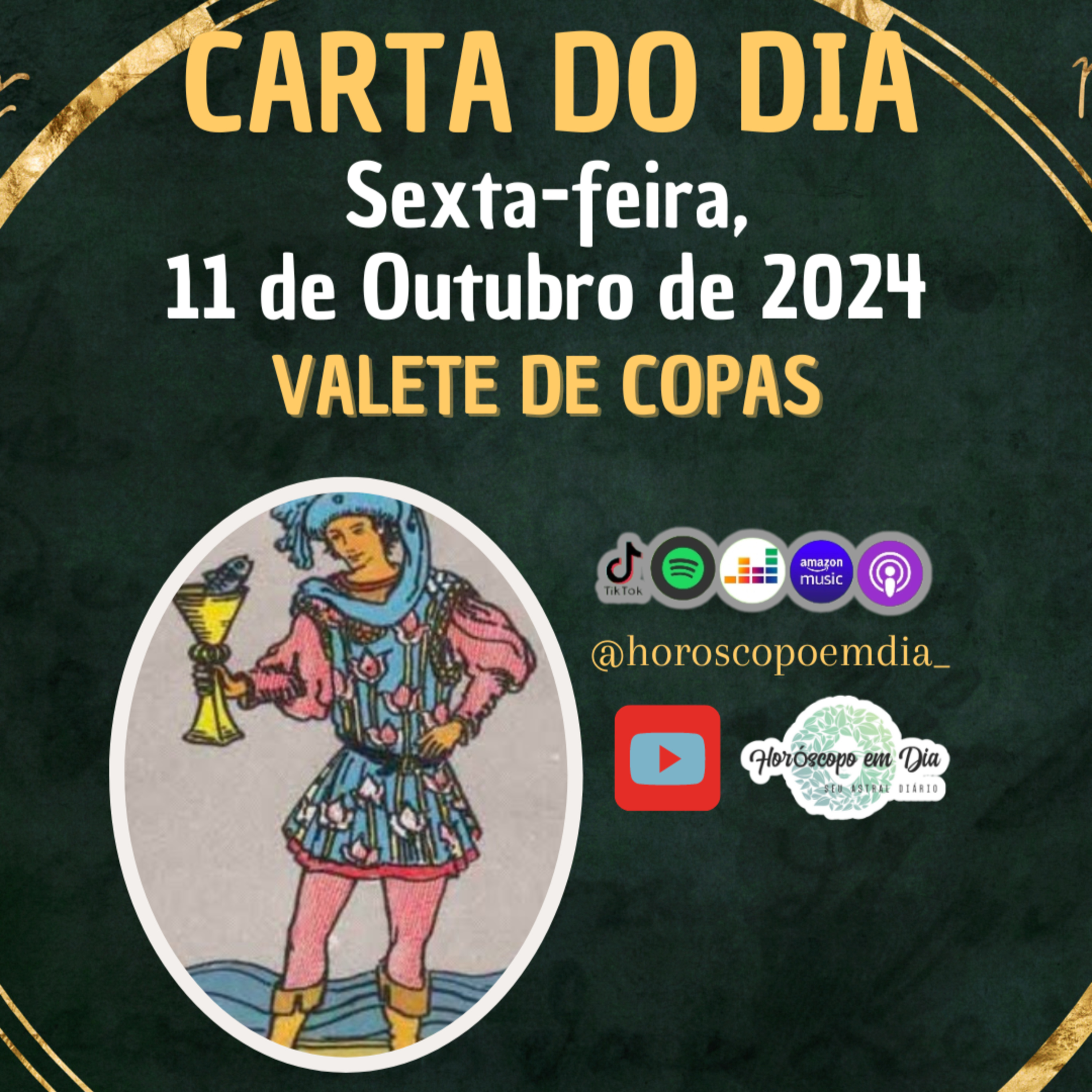 Carta para o dia 11 de Outubro de 2024, Valete de Copas. episode artwork