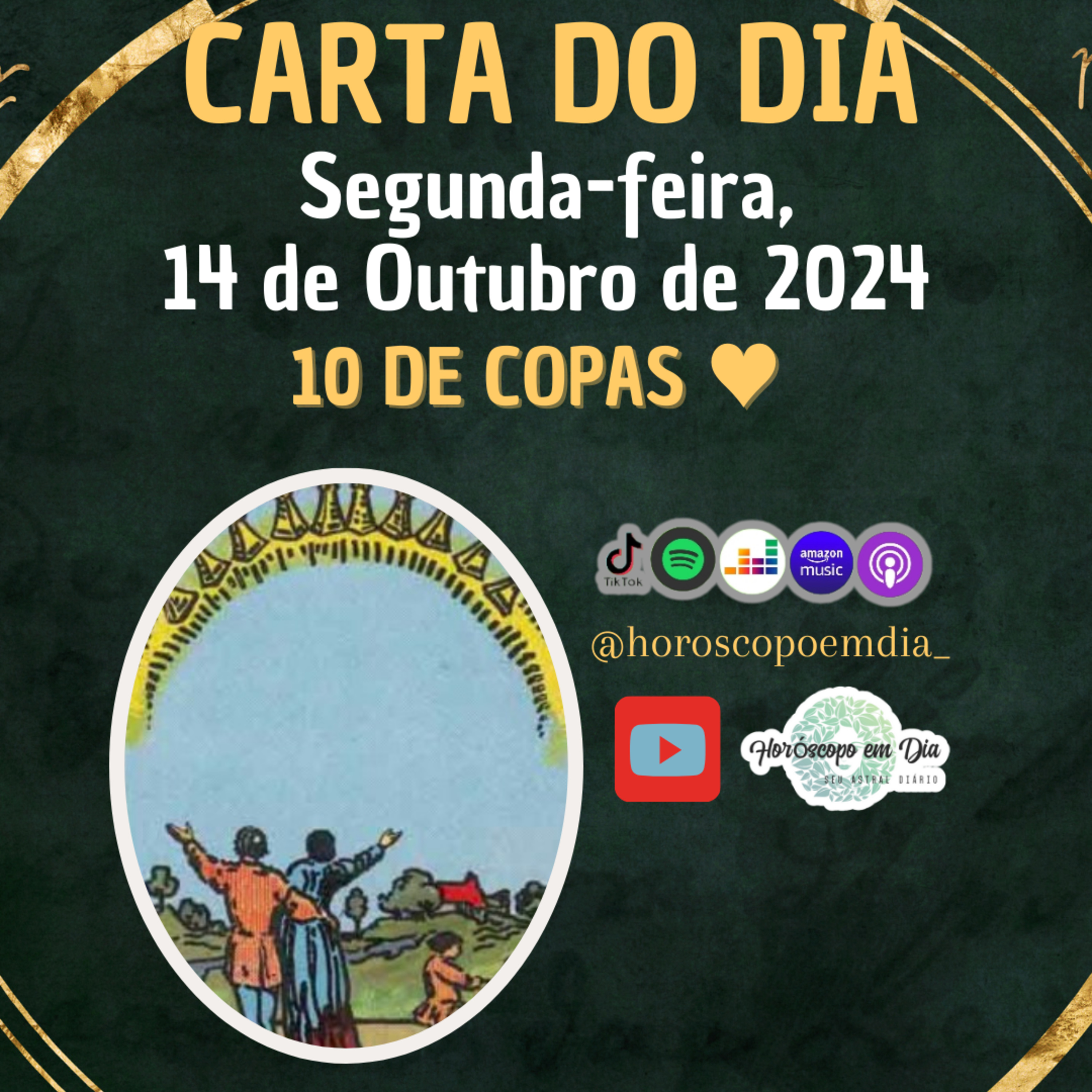 Carta para o dia 14 de Outubro de 2024, 10 de Copas. episode artwork