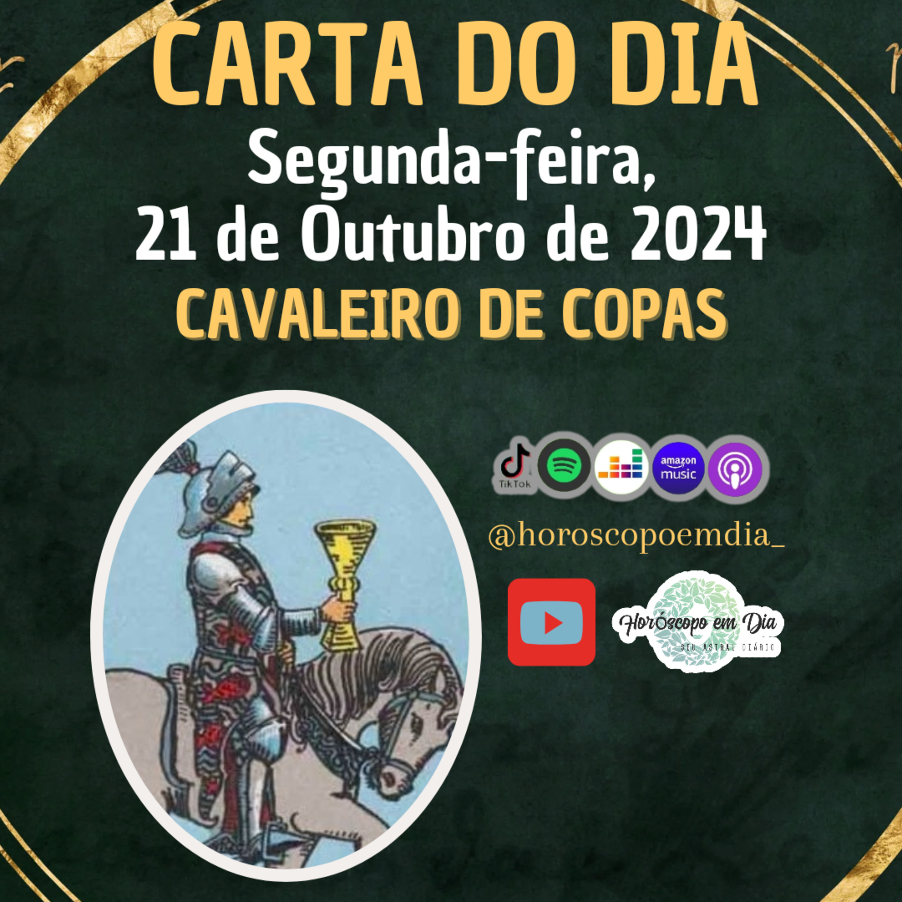 Carta para o dia 21 de Outubro de 2024, Cavaleiro de Copas. episode artwork
