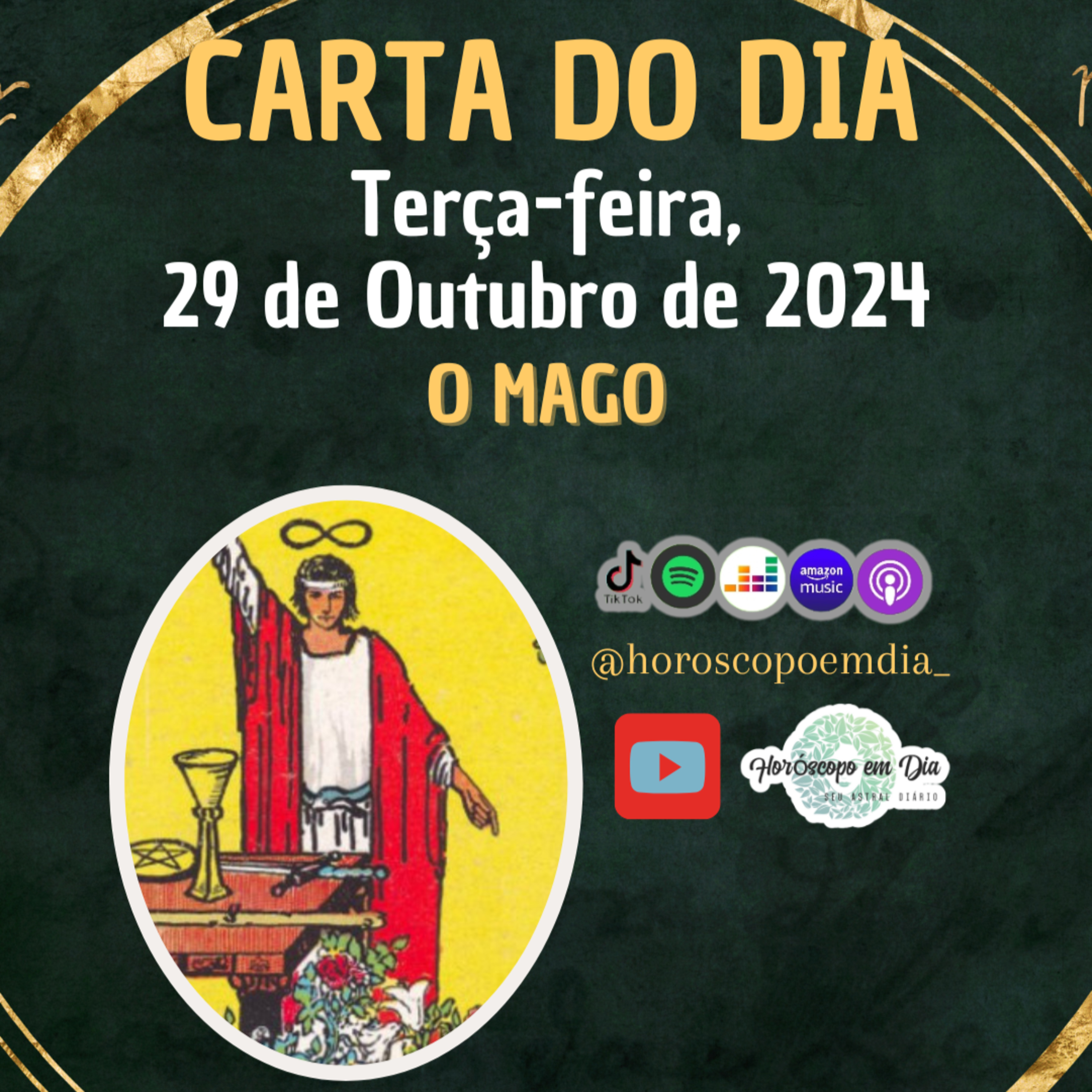 Carta para o dia 29 de Outubro de 2024, O Mago. episode artwork