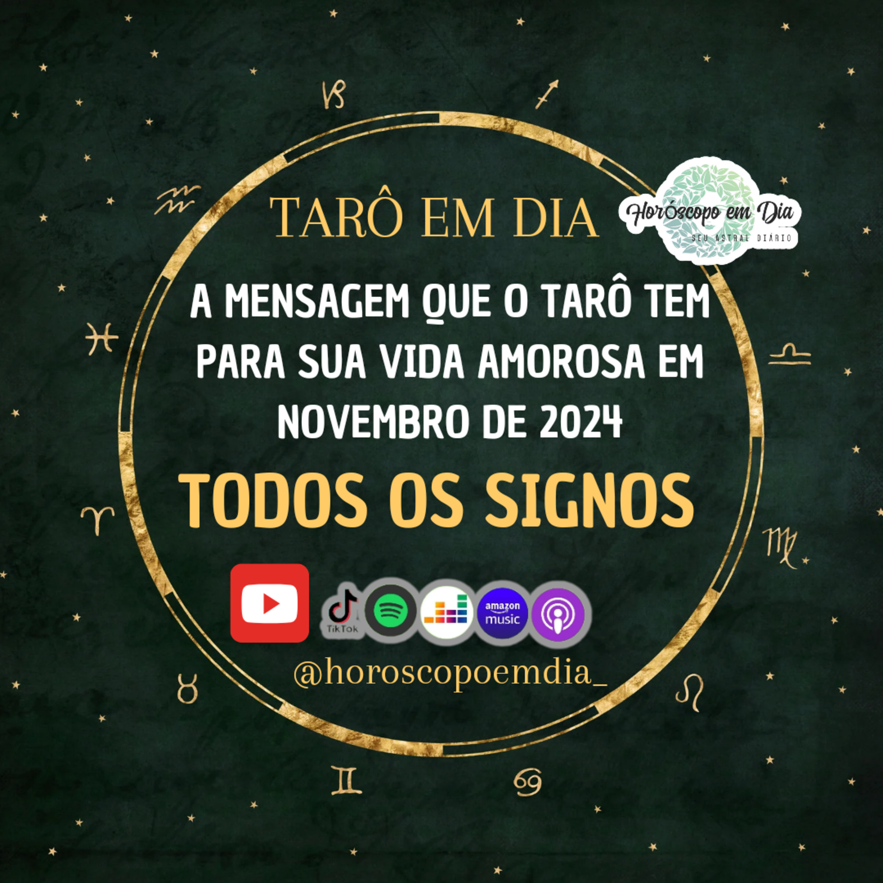 Previsões do tarô para o Amor em novembro de 2024. Todos os signos. episode artwork