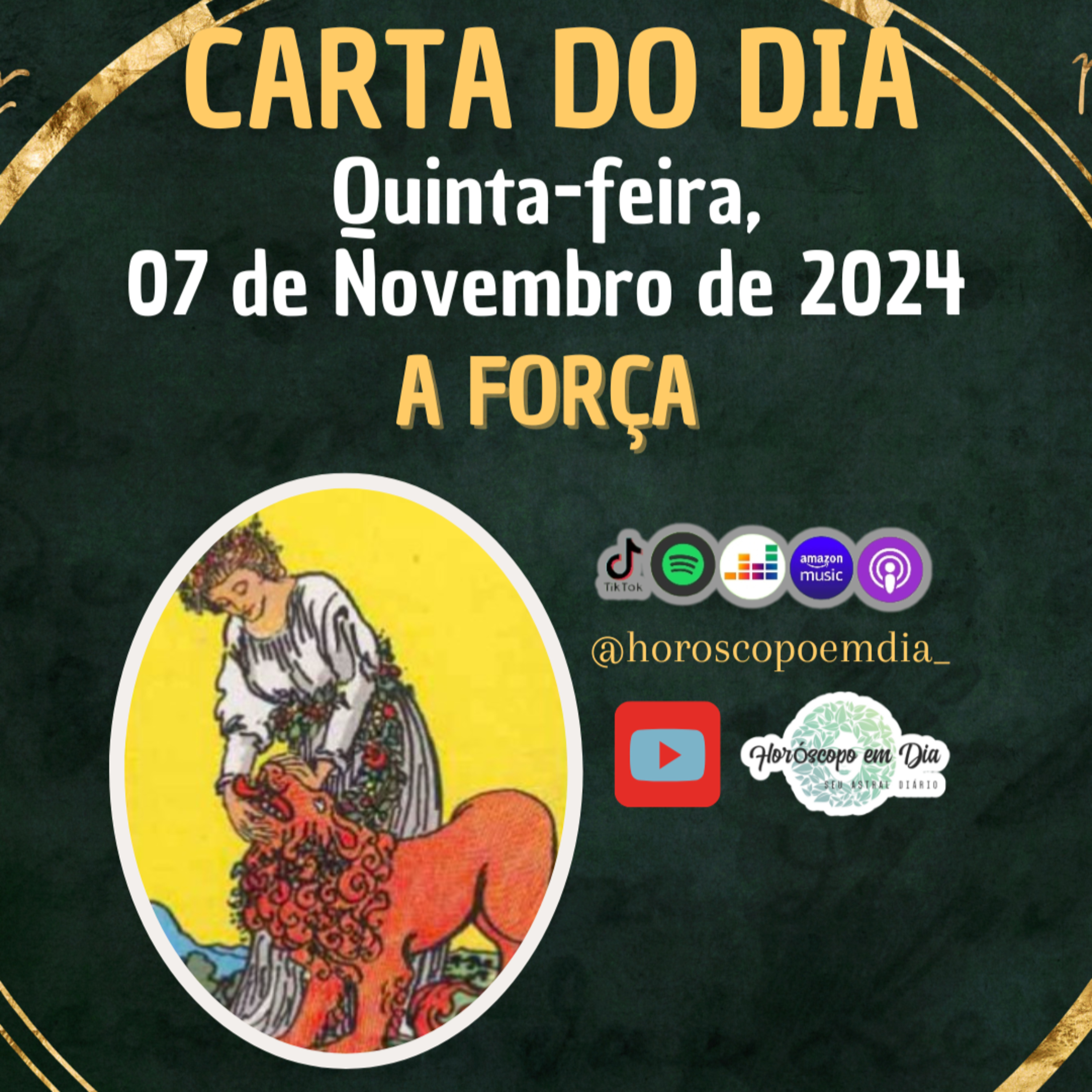 Carta para o dia 7 de Novembro de 2024, A Força. episode artwork